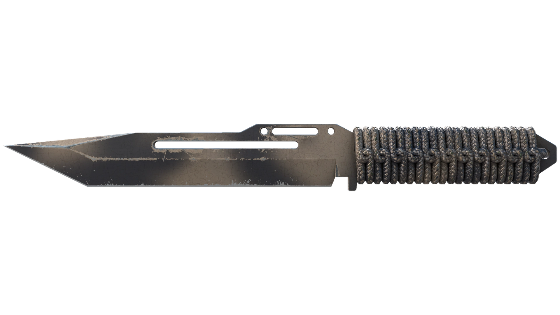 ★ Paracord Knife | Scorched (Well-Worn)