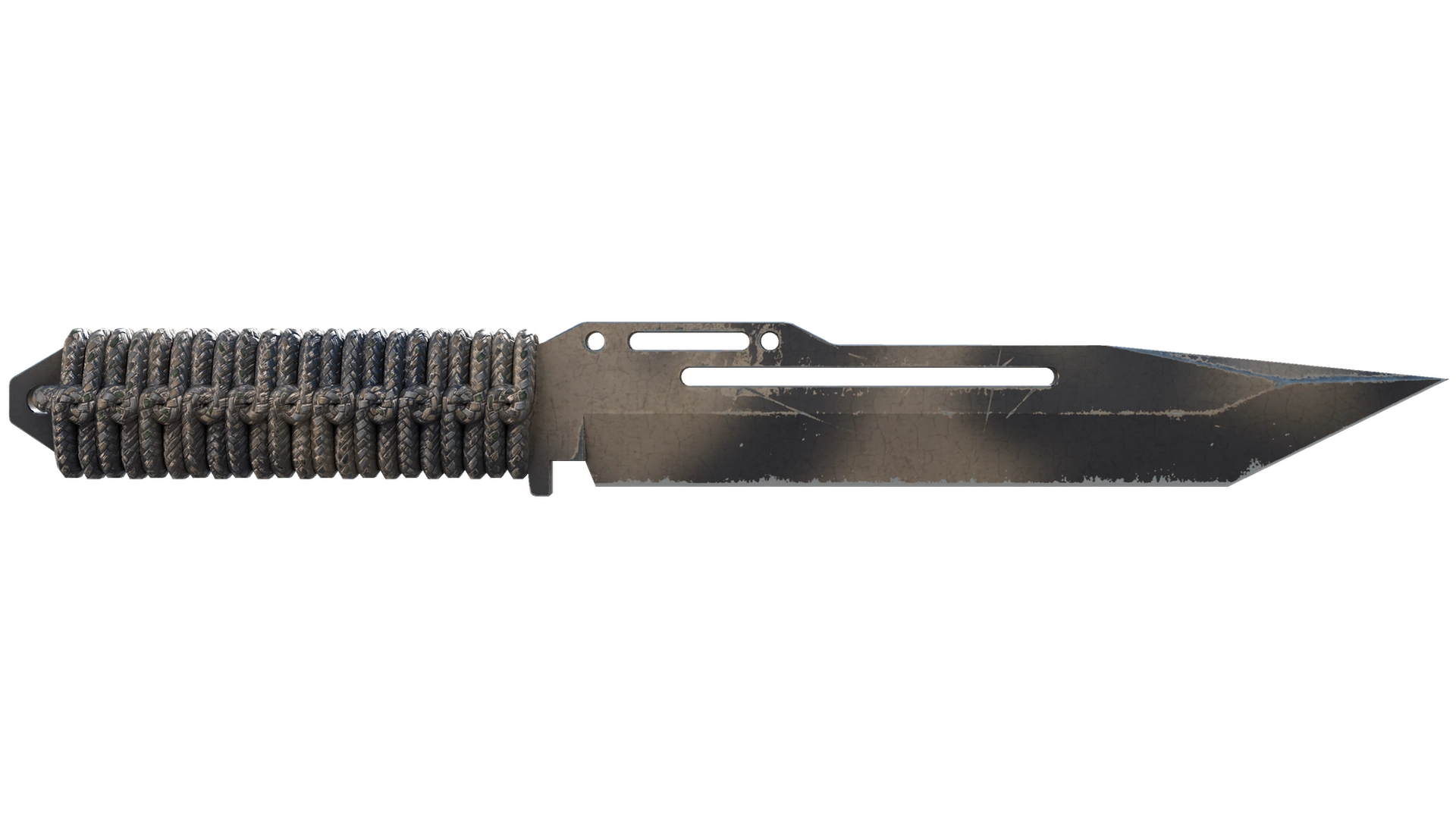★ Paracord Knife | Scorched (Well-Worn)