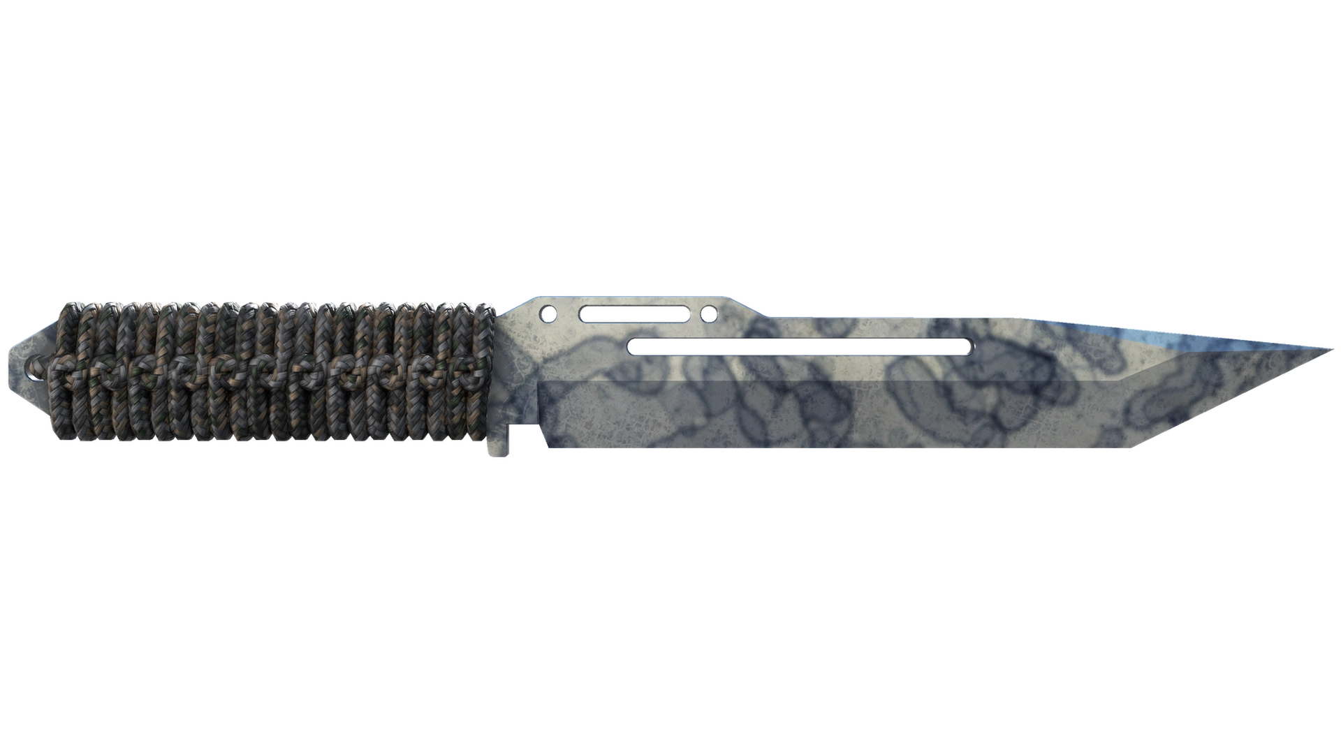★ Paracord Knife | Stained (Field-Tested)
