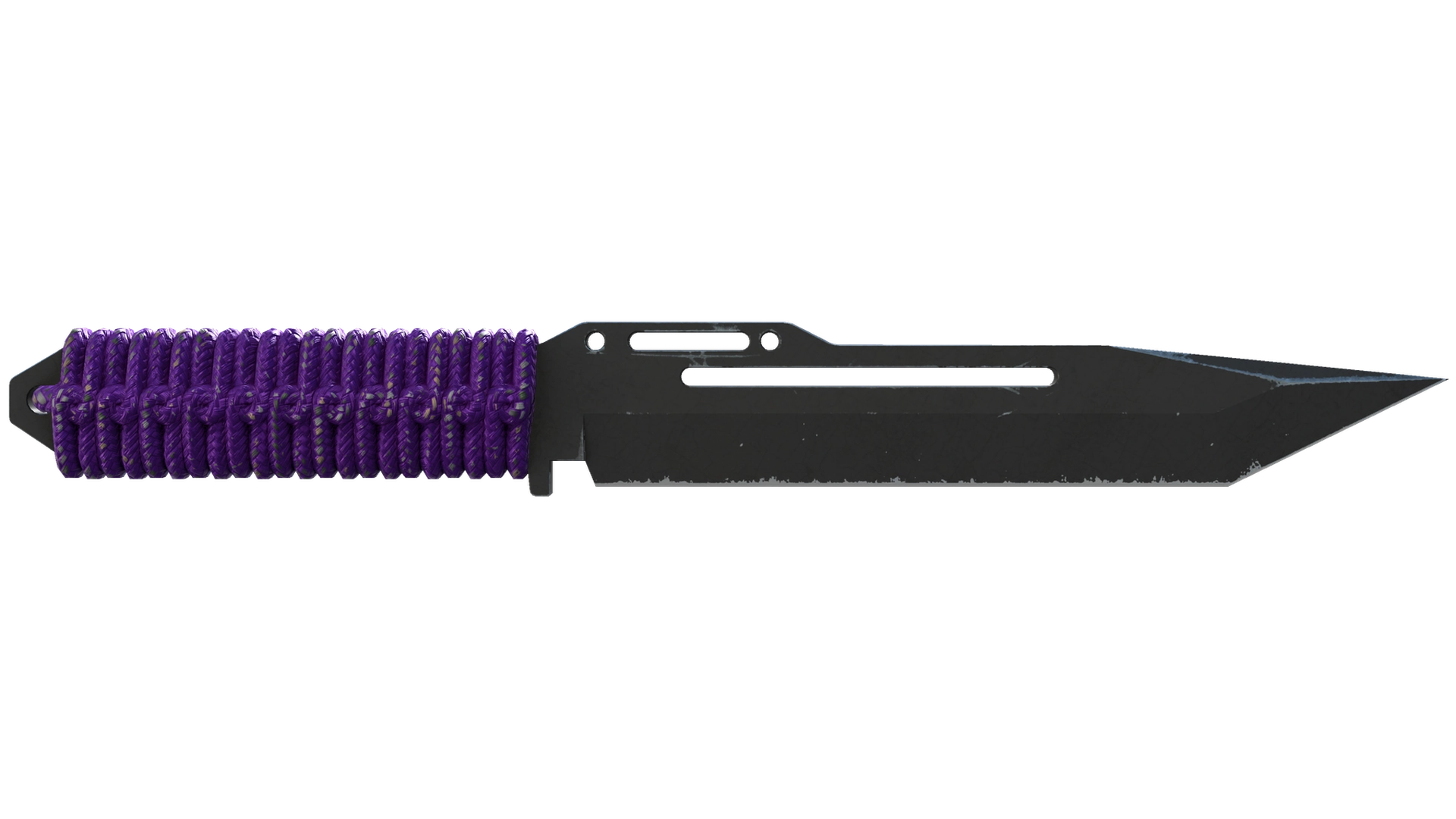 ★ Paracord Knife | Ultraviolet (Well-Worn)