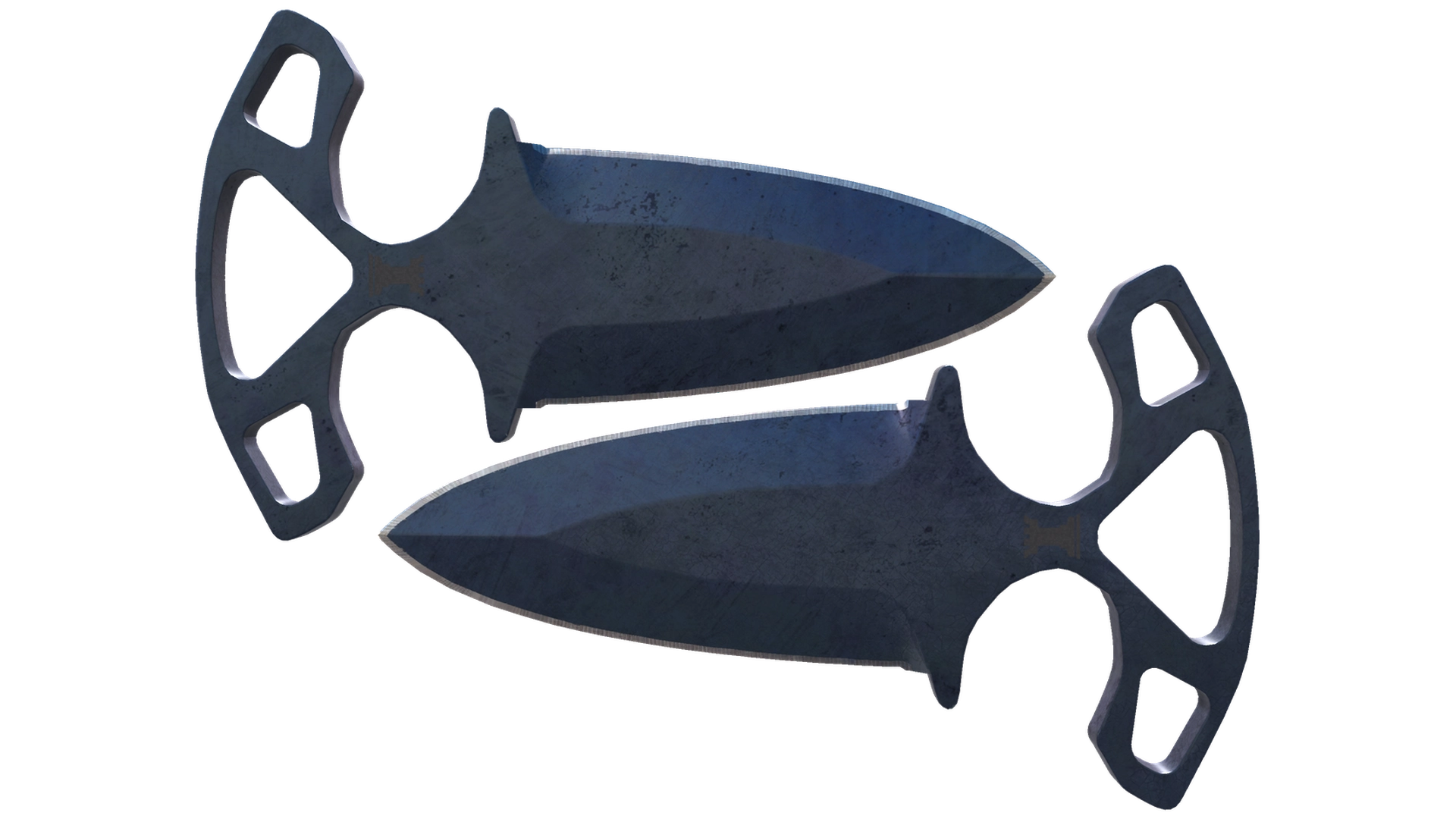 ★ Shadow Daggers | Blue Steel (Battle-Scarred)