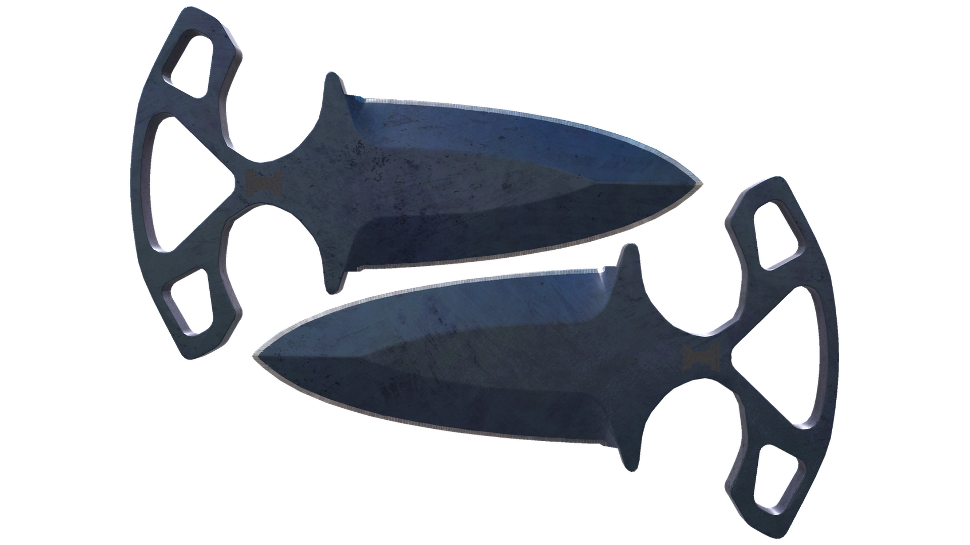 ★ Shadow Daggers | Blue Steel (Battle-Scarred)
