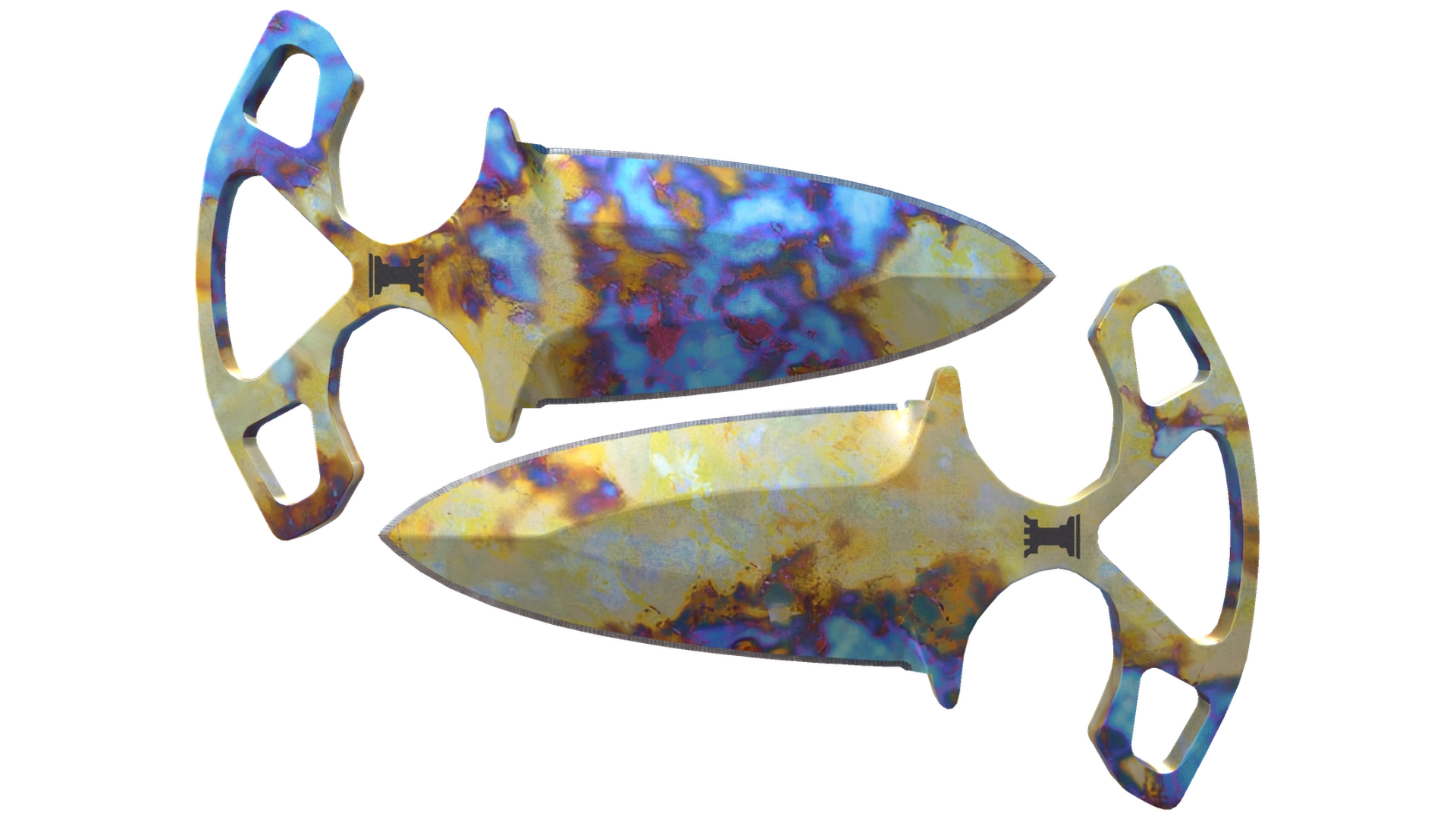 ★ Shadow Daggers | Case Hardened (Minimal Wear)