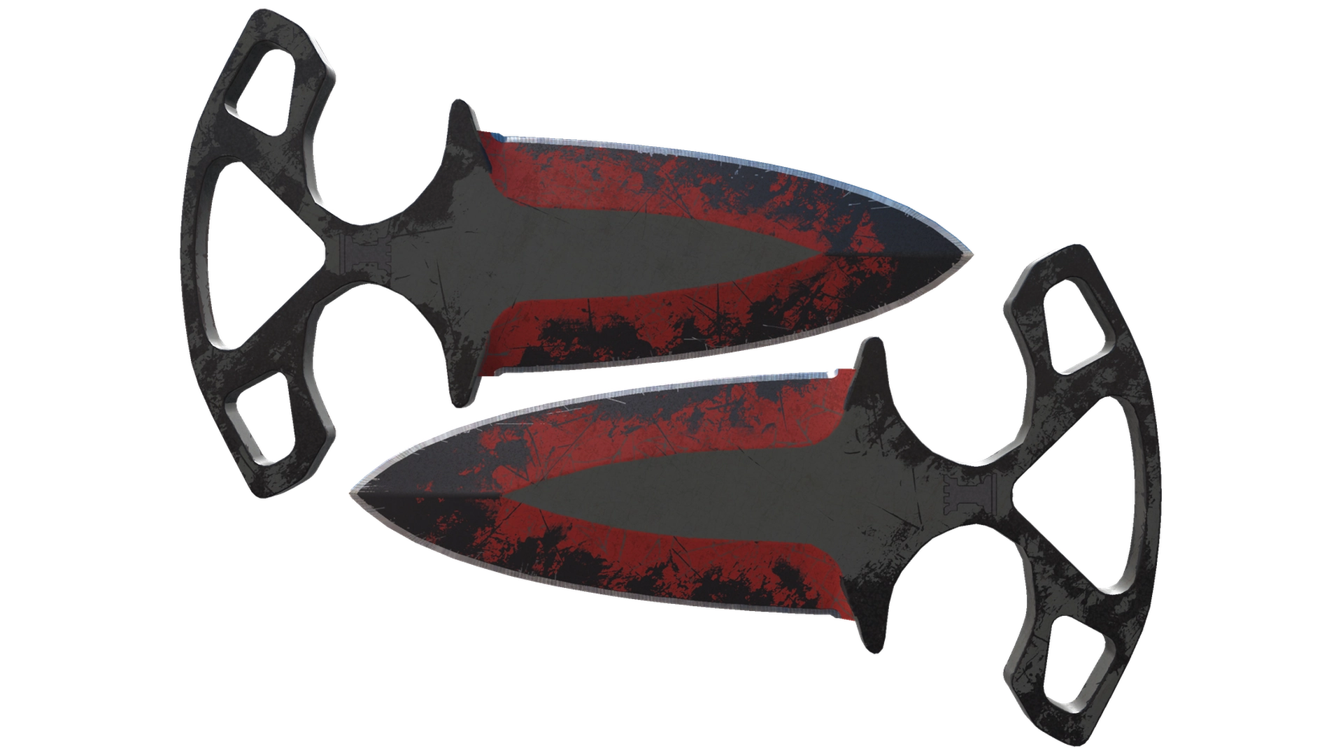 ★ Shadow Daggers | Crimson Web (Battle-Scarred)