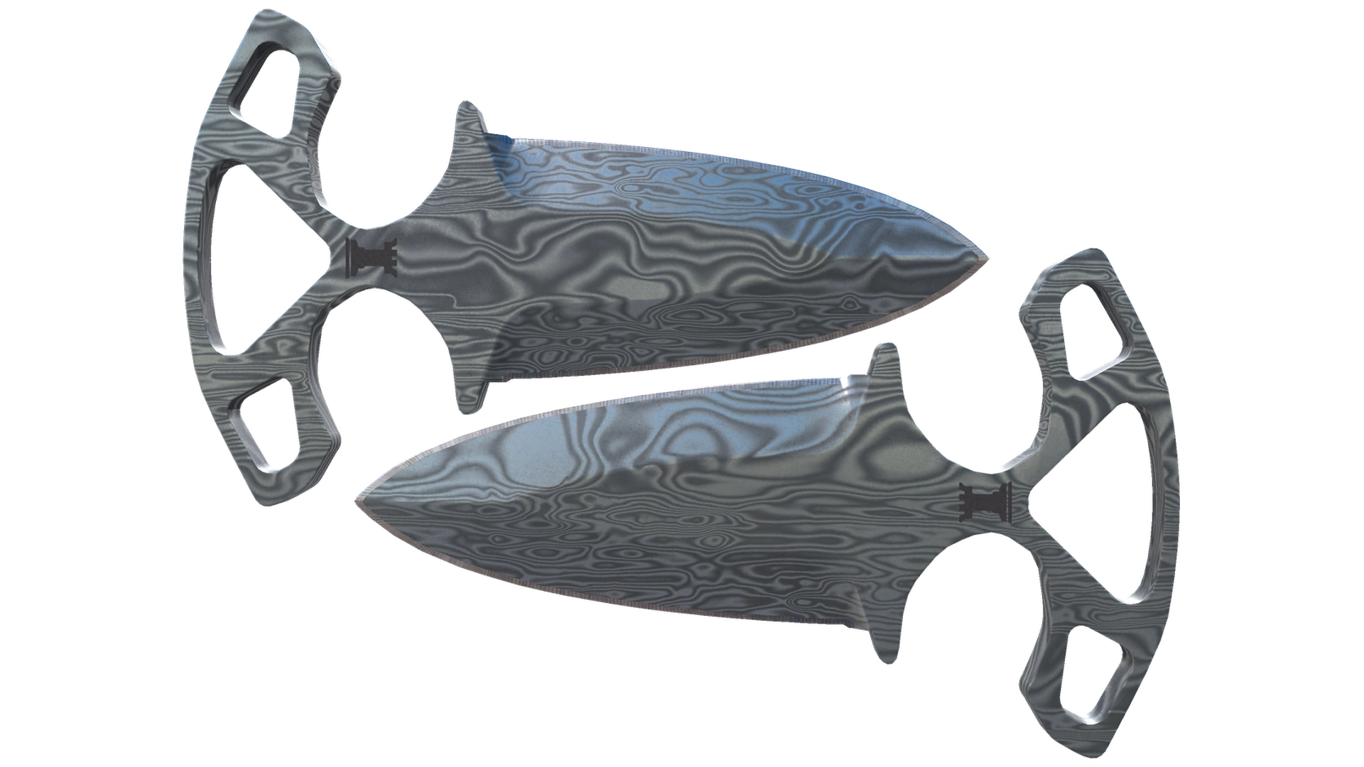 ★ Shadow Daggers | Damascus Steel (Well-Worn)