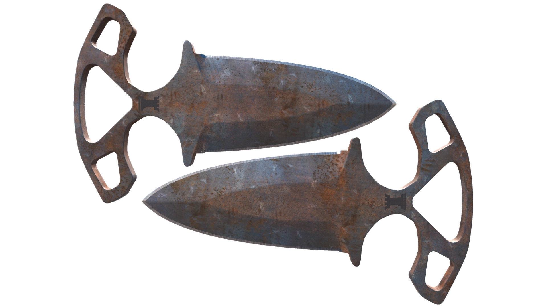 ★ Shadow Daggers | Rust Coat (Battle-Scarred)