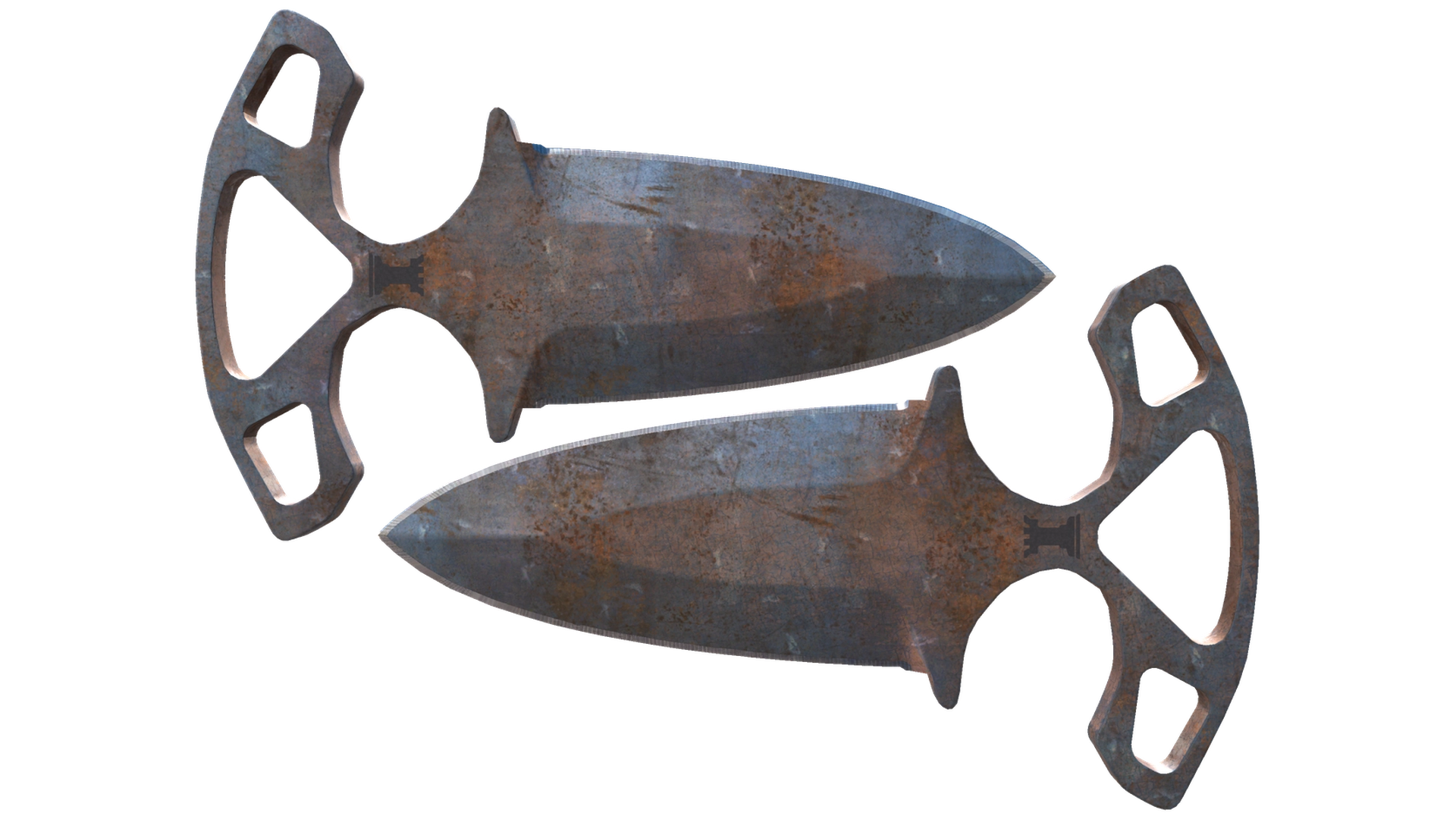 ★ Shadow Daggers | Rust Coat (Well-Worn)