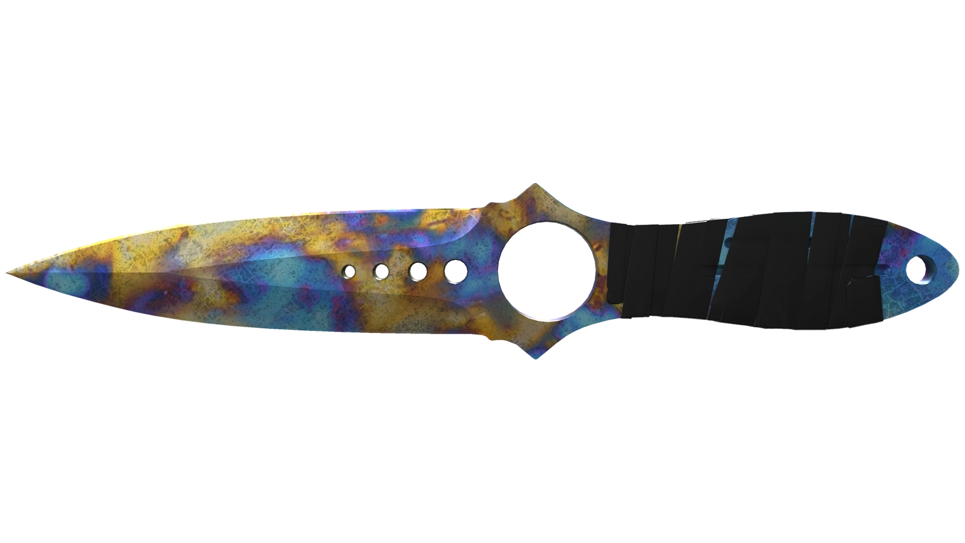 ★ Skeleton Knife | Case Hardened (Well-Worn)