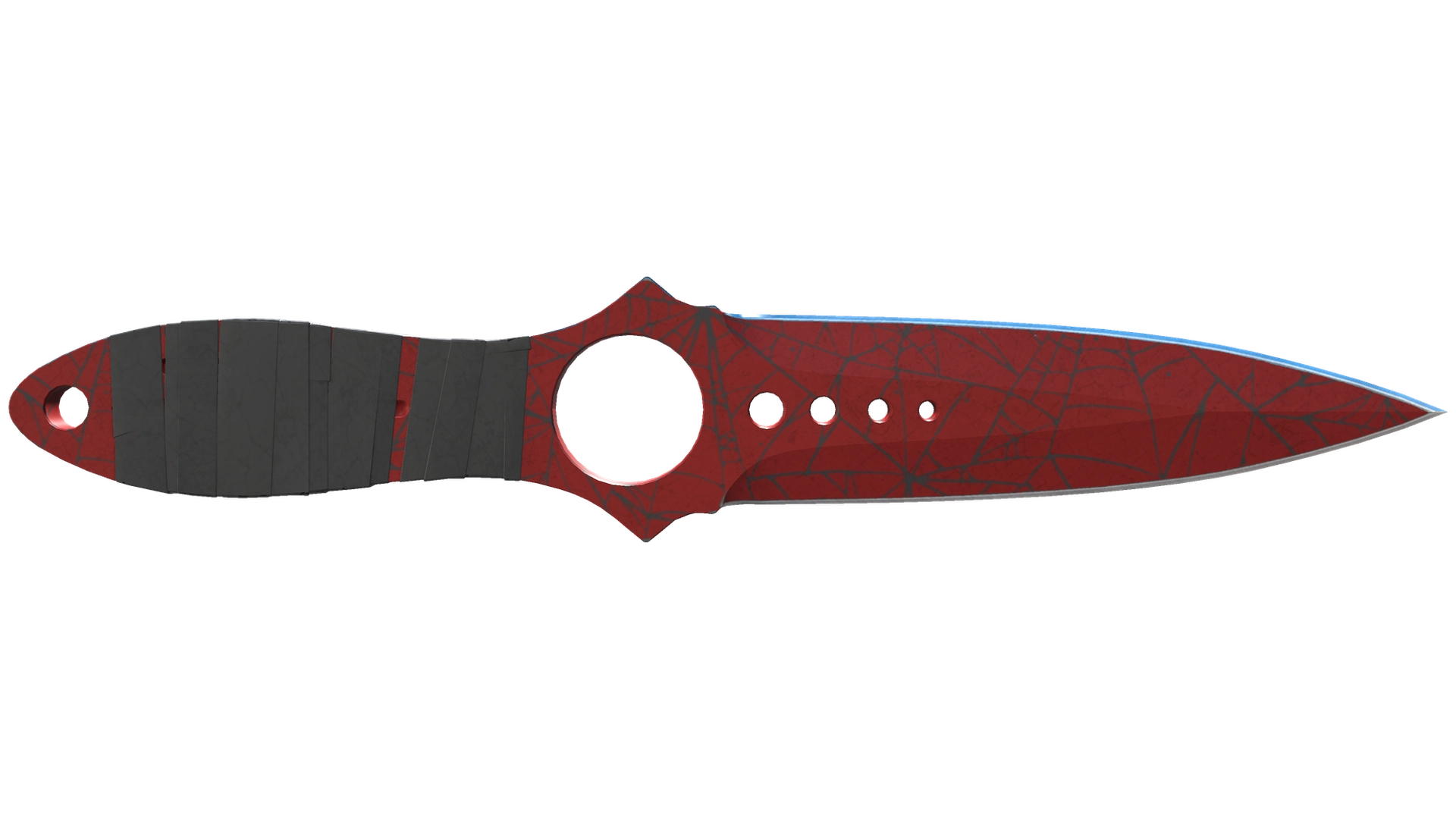 ★ Skeleton Knife | Crimson Web (Well-Worn)