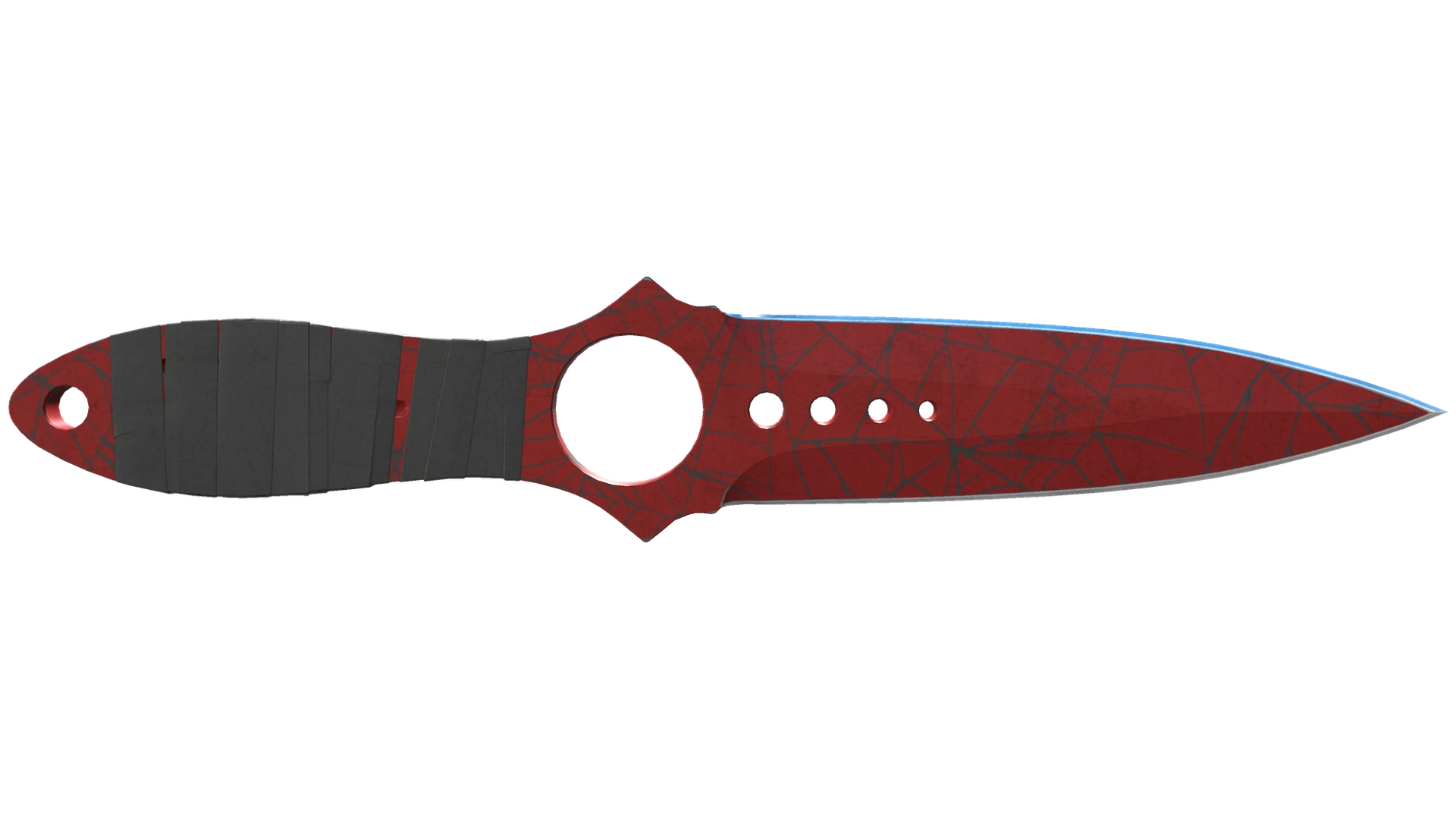 ★ Skeleton Knife | Crimson Web (Well-Worn)