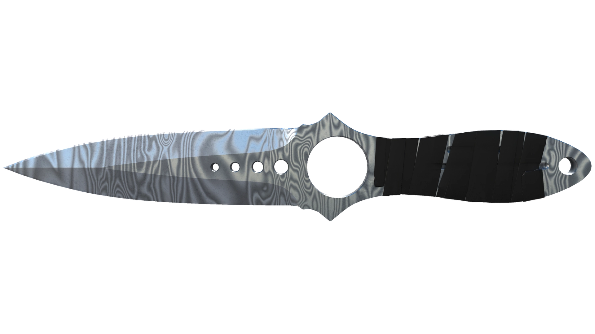 ★ Skeleton Knife | Damascus Steel (Minimal Wear)