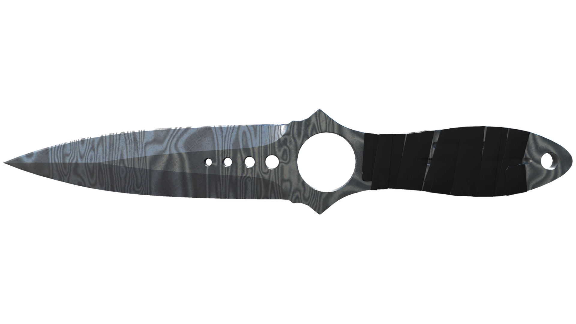 ★ Skeleton Knife | Damascus Steel (Well-Worn)