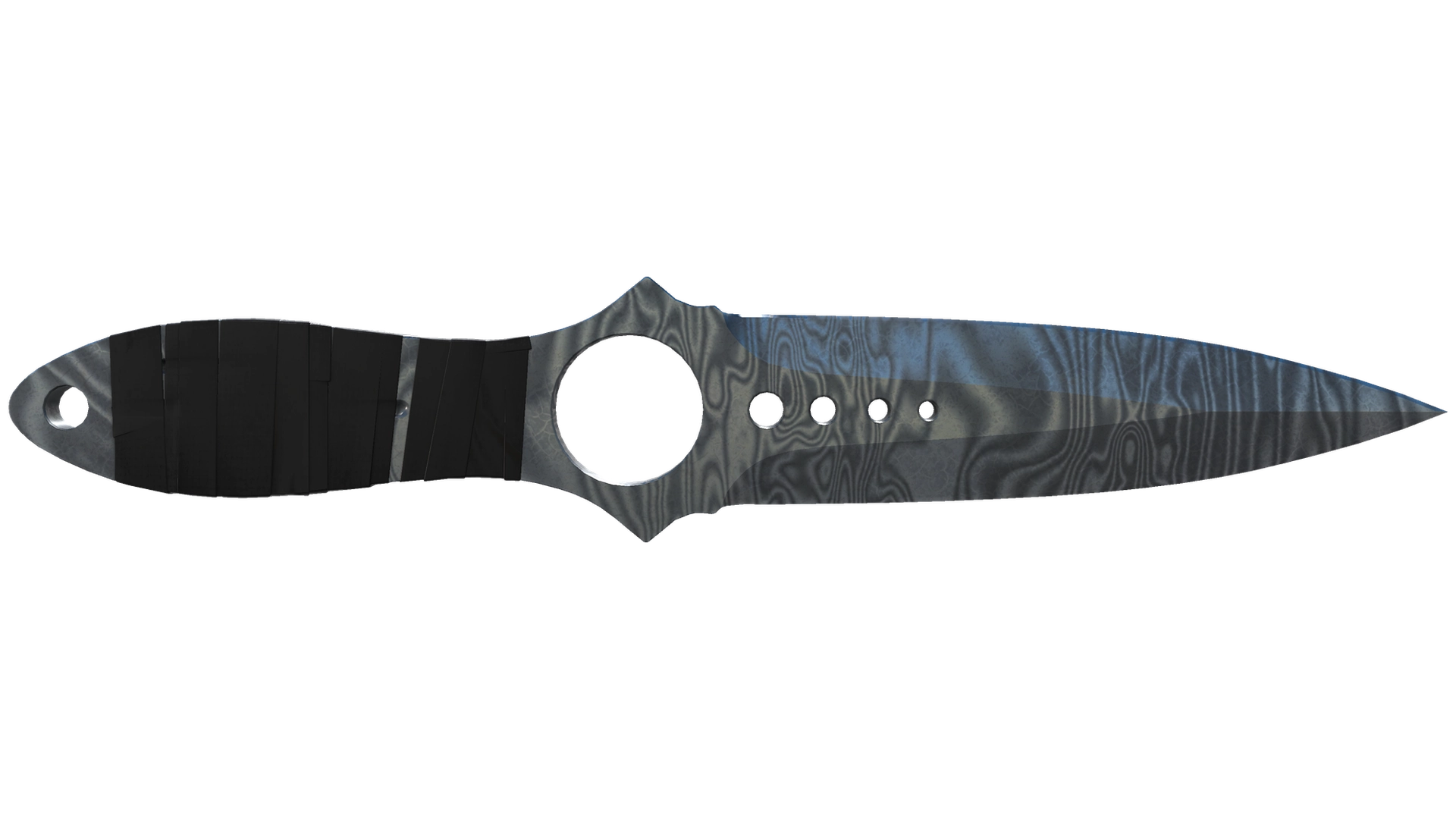 ★ Skeleton Knife | Damascus Steel (Well-Worn)
