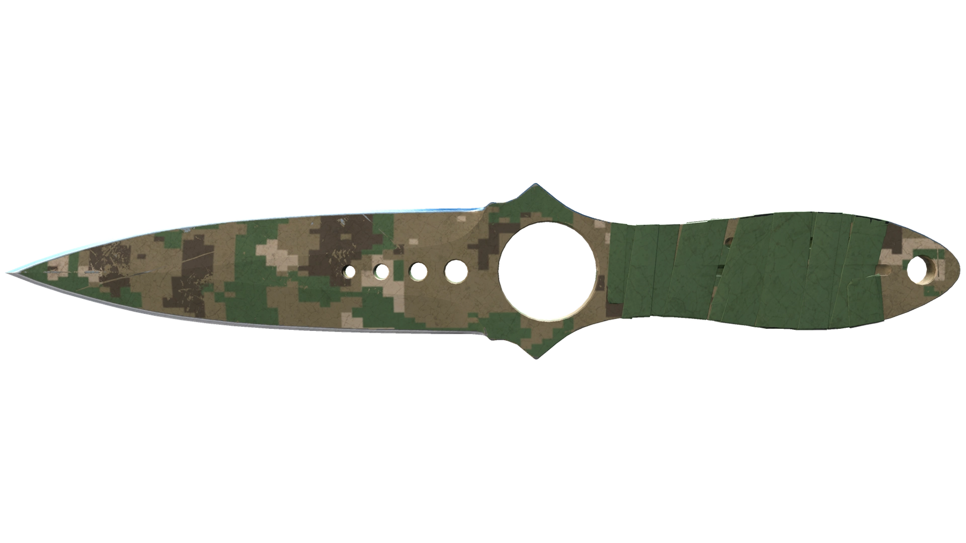 ★ Skeleton Knife | Forest DDPAT (Battle-Scarred)