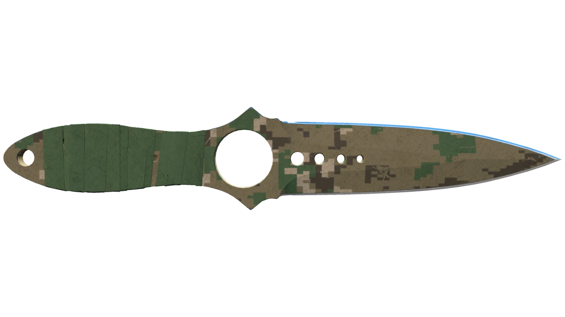 ★ Skeleton Knife | Forest DDPAT (Battle-Scarred)