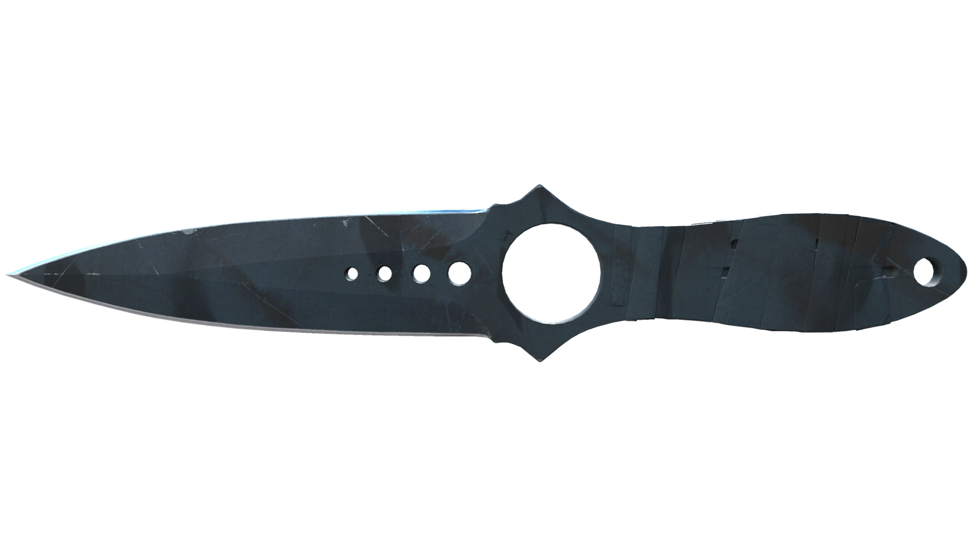 ★ Skeleton Knife | Night Stripe (Battle-Scarred)