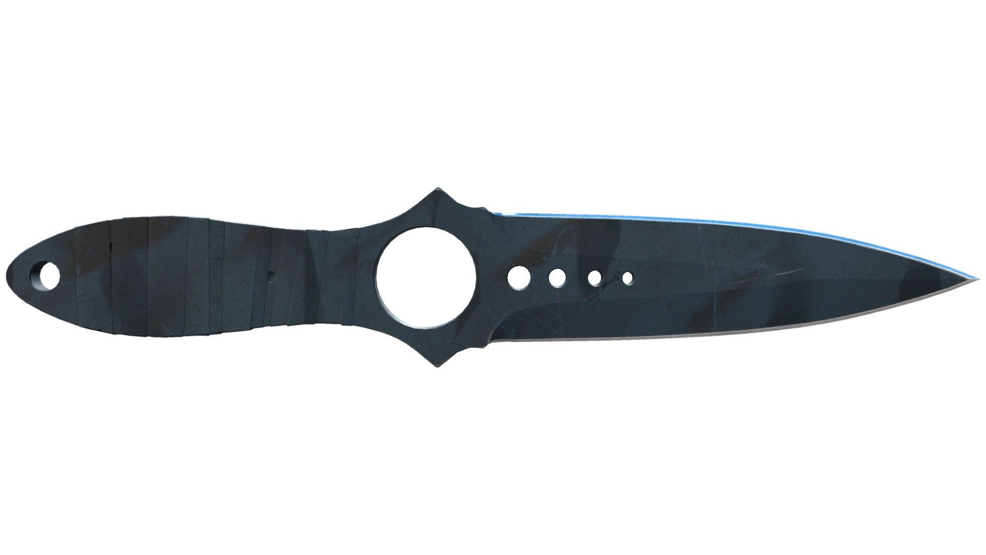 ★ Skeleton Knife | Night Stripe (Battle-Scarred)