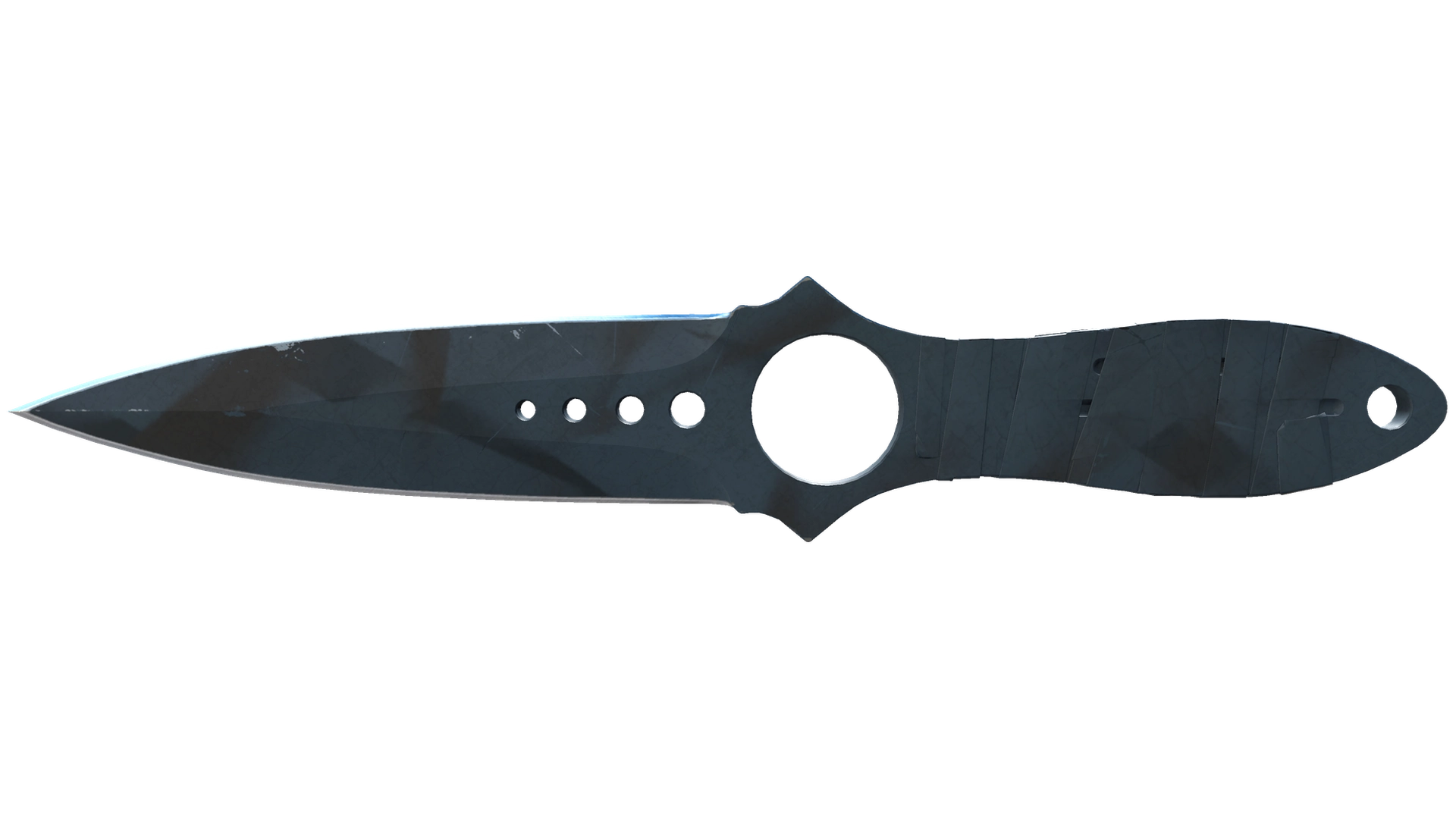 ★ Skeleton Knife | Night Stripe (Well-Worn)