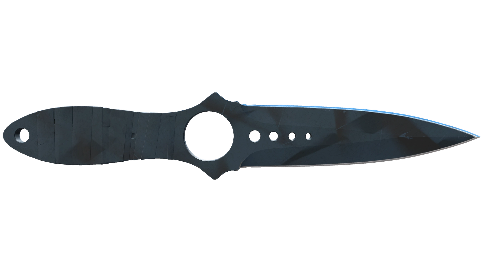 ★ Skeleton Knife | Night Stripe (Well-Worn)