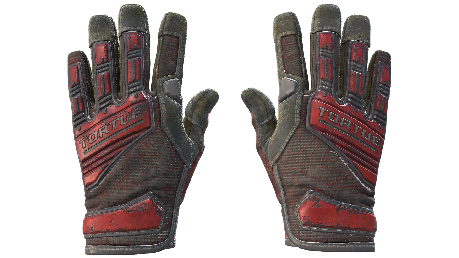 ★ Specialist Gloves | Crimson Web (Battle-Scarred)