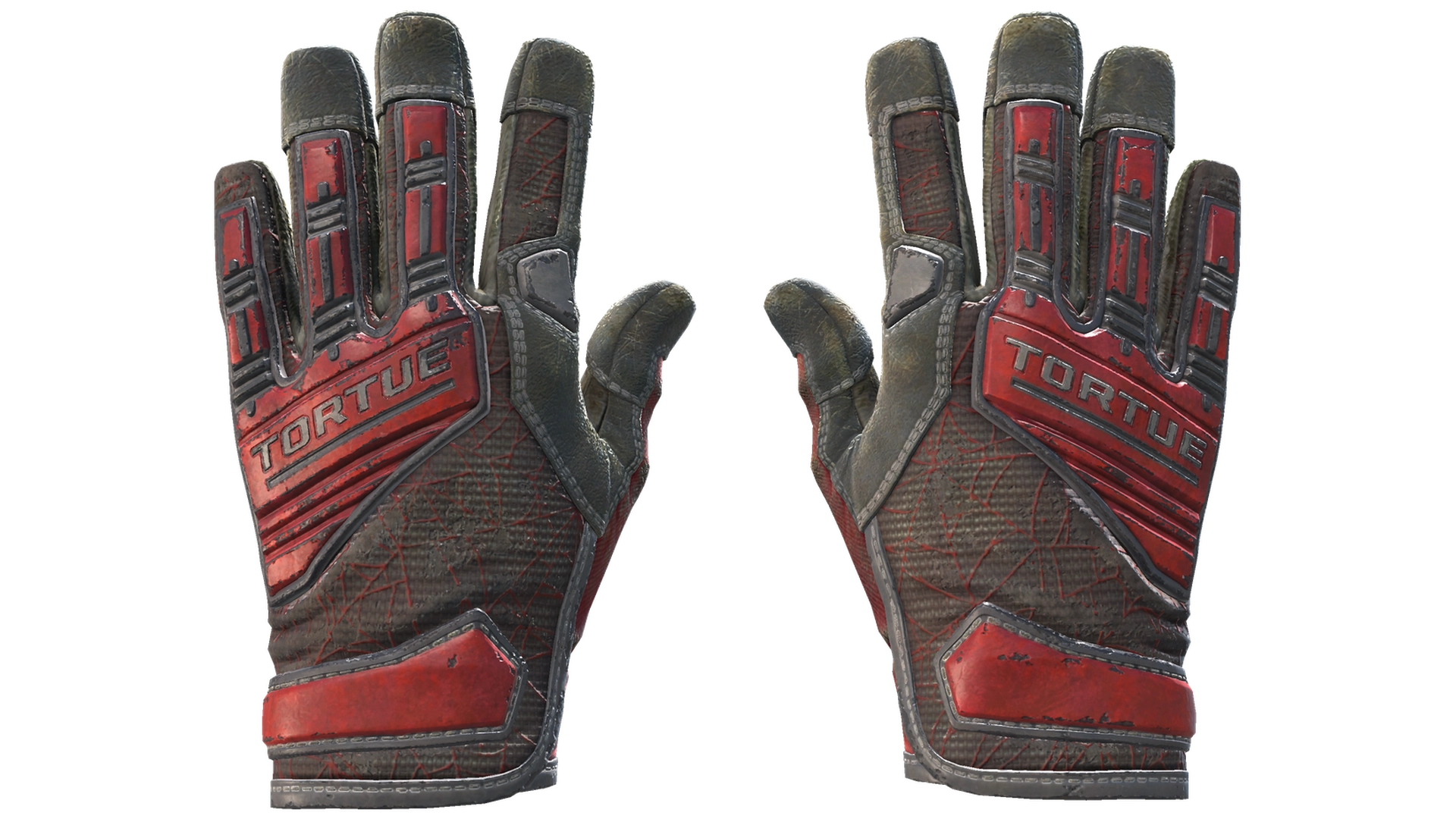 ★ Specialist Gloves | Crimson Web (Battle-Scarred)