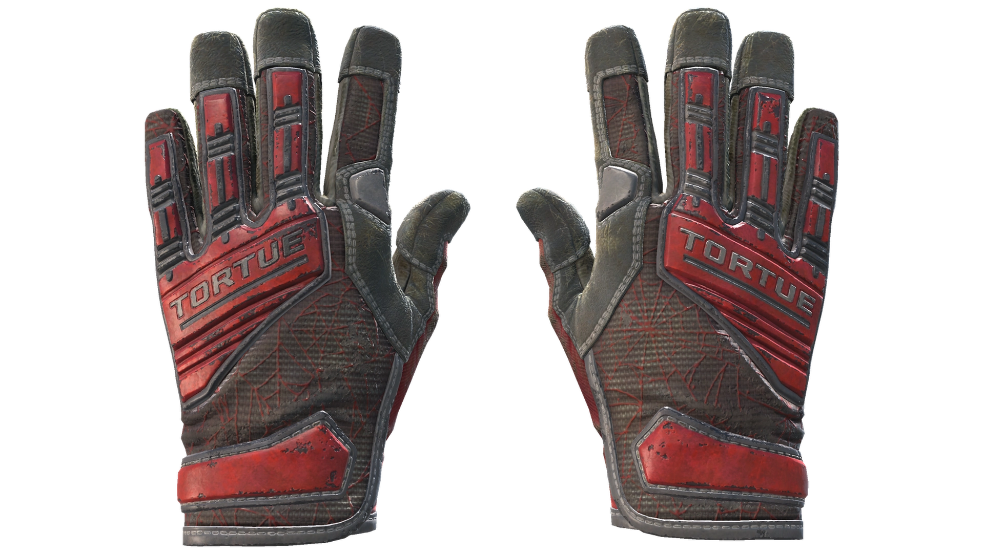 ★ Specialist Gloves | Crimson Web (Battle-Scarred)