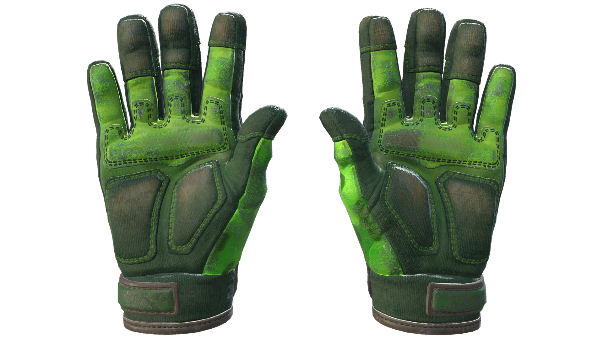 ★ Specialist Gloves | Lime Polycam (Battle-Scarred)