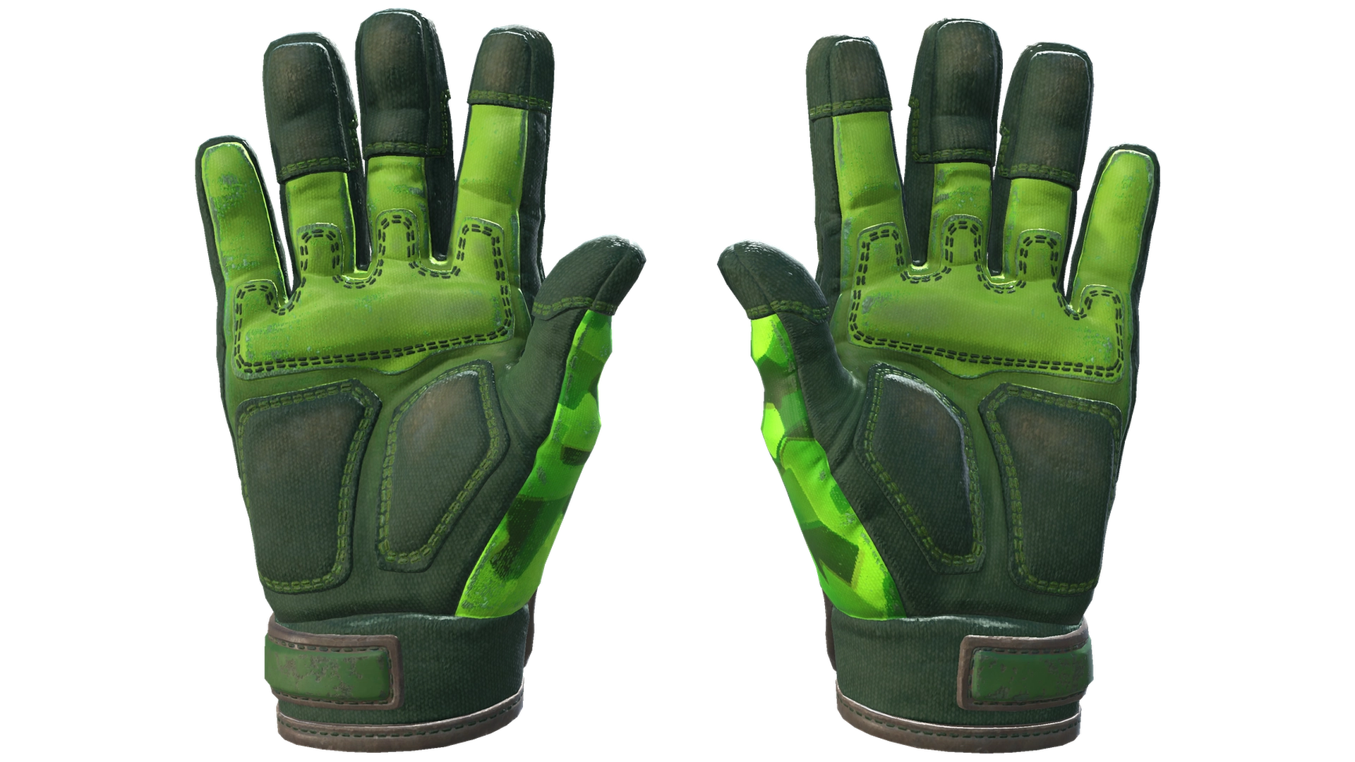★ Specialist Gloves | Lime Polycam (Well-Worn)