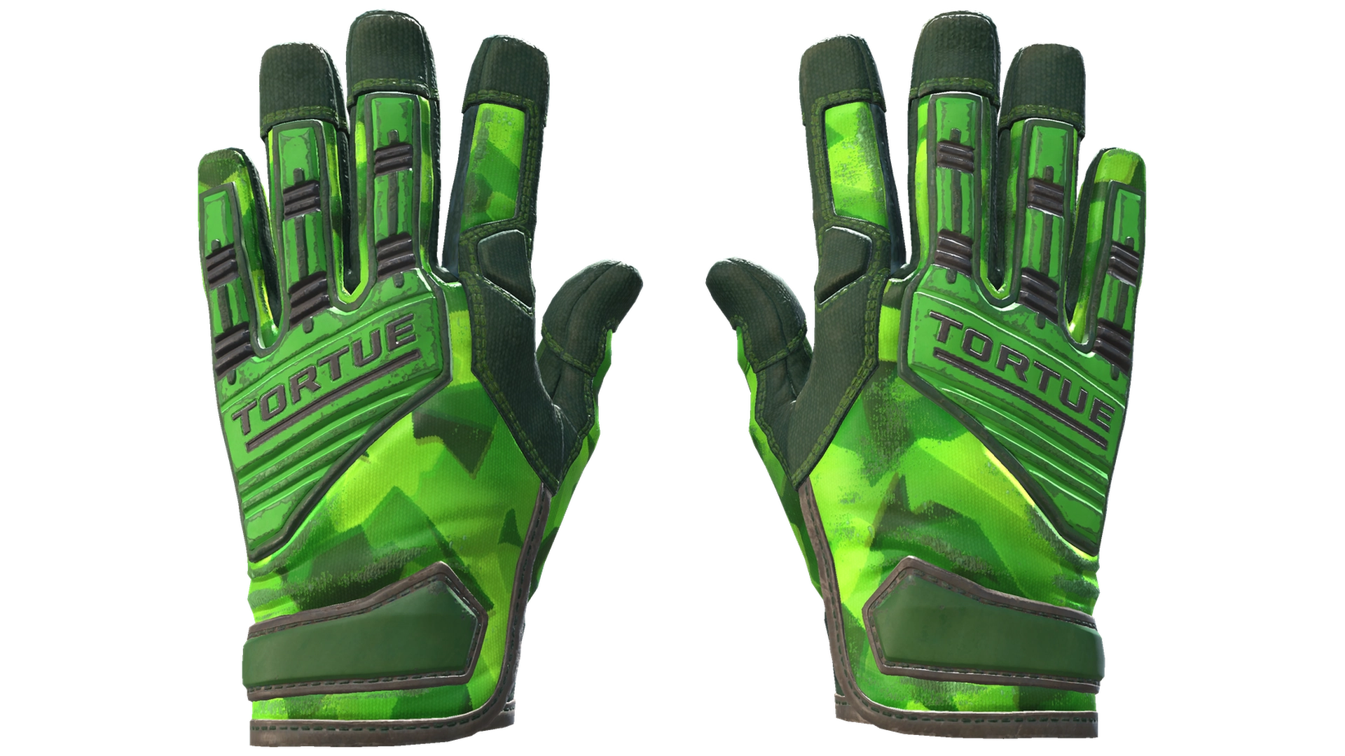 ★ Specialist Gloves | Lime Polycam (Well-Worn)