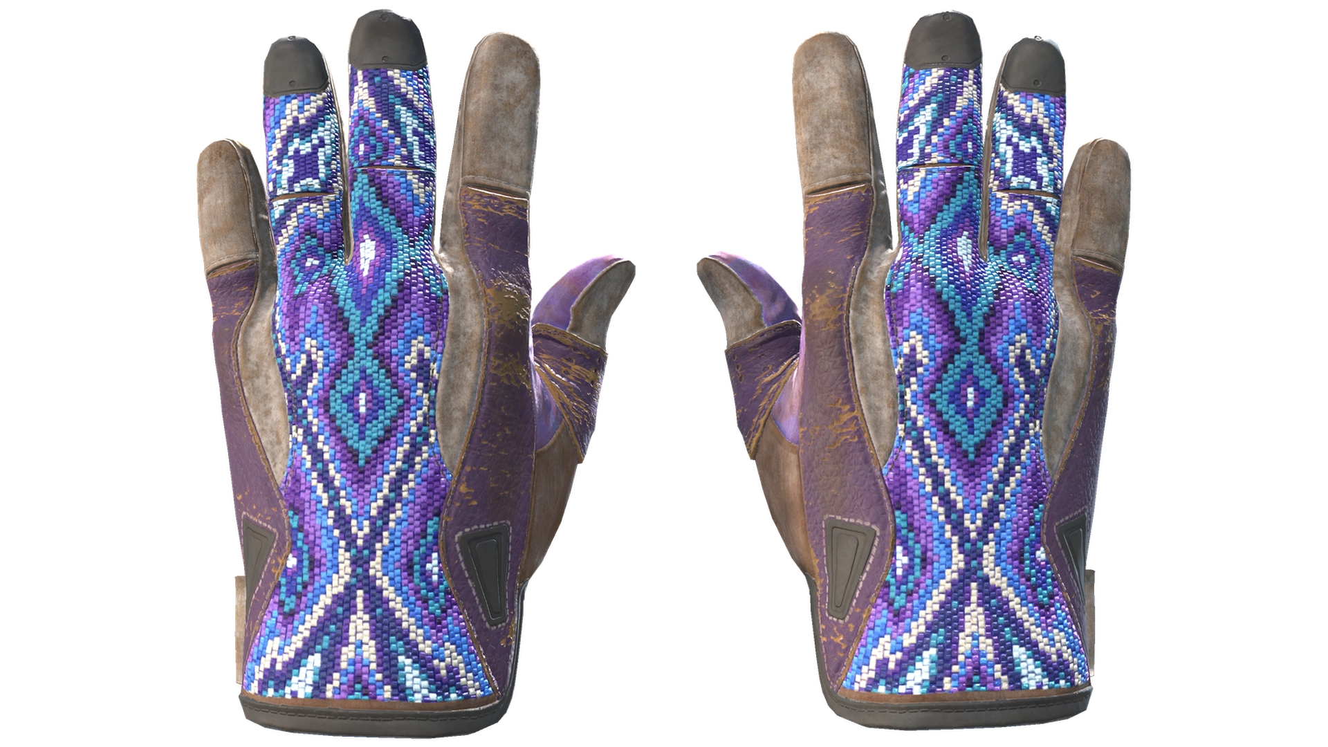 ★ Sport Gloves | Violet Beadwork (Battle-Scarred)