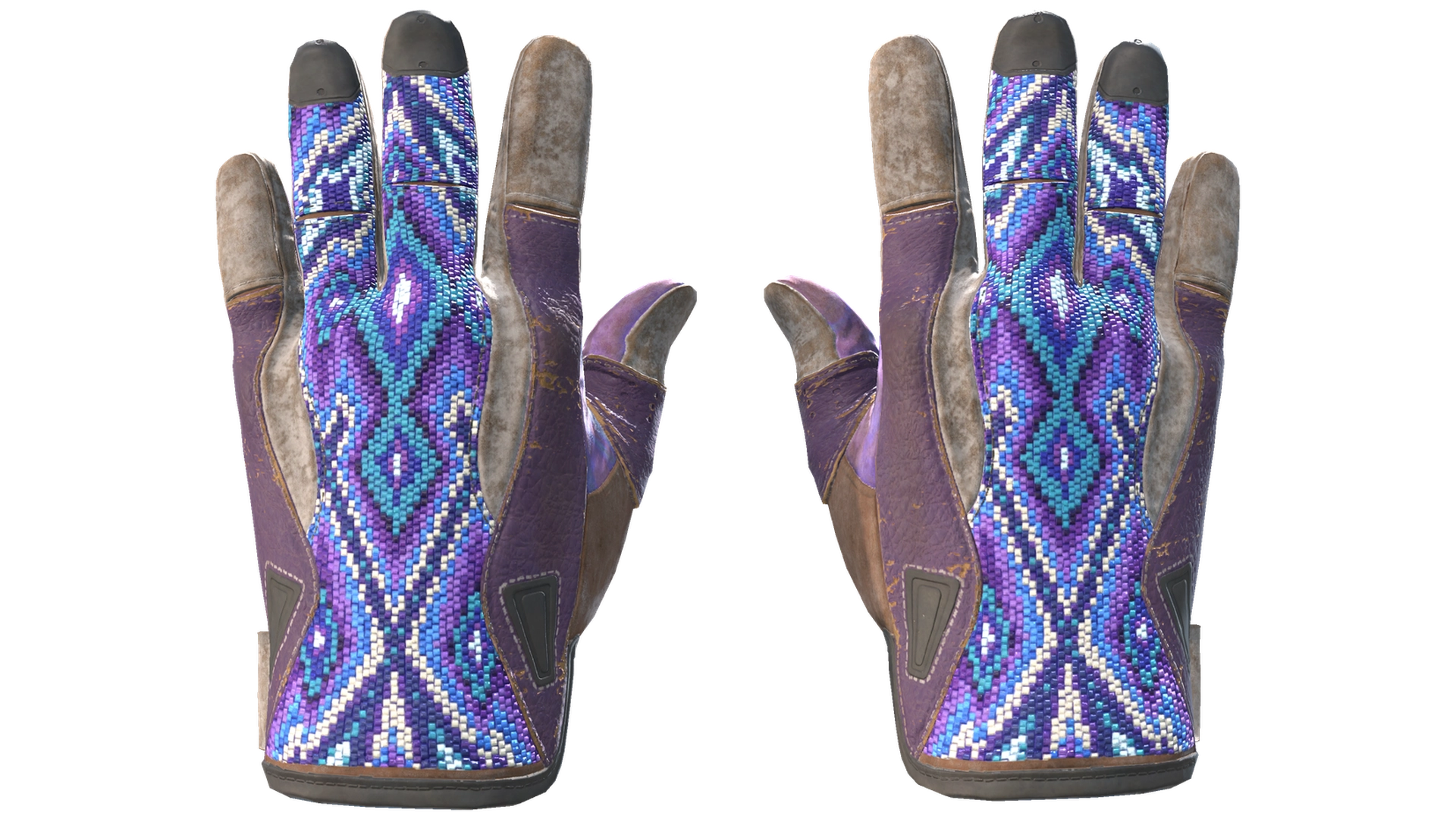 ★ Sport Gloves | Violet Beadwork (Battle-Scarred)