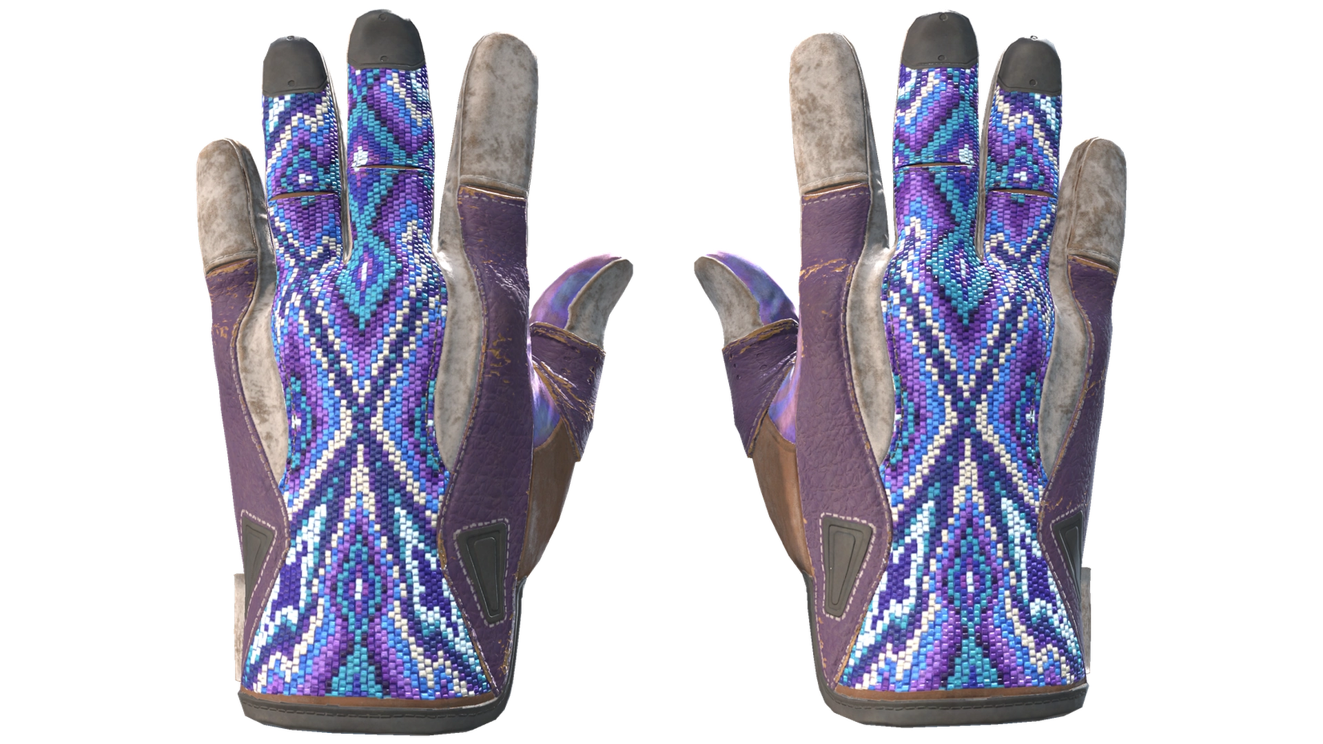★ Sport Gloves | Violet Beadwork (Well-Worn)