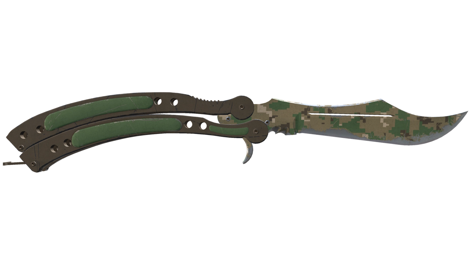 ★ StatTrak™ Butterfly Knife | Forest DDPAT (Well-Worn)