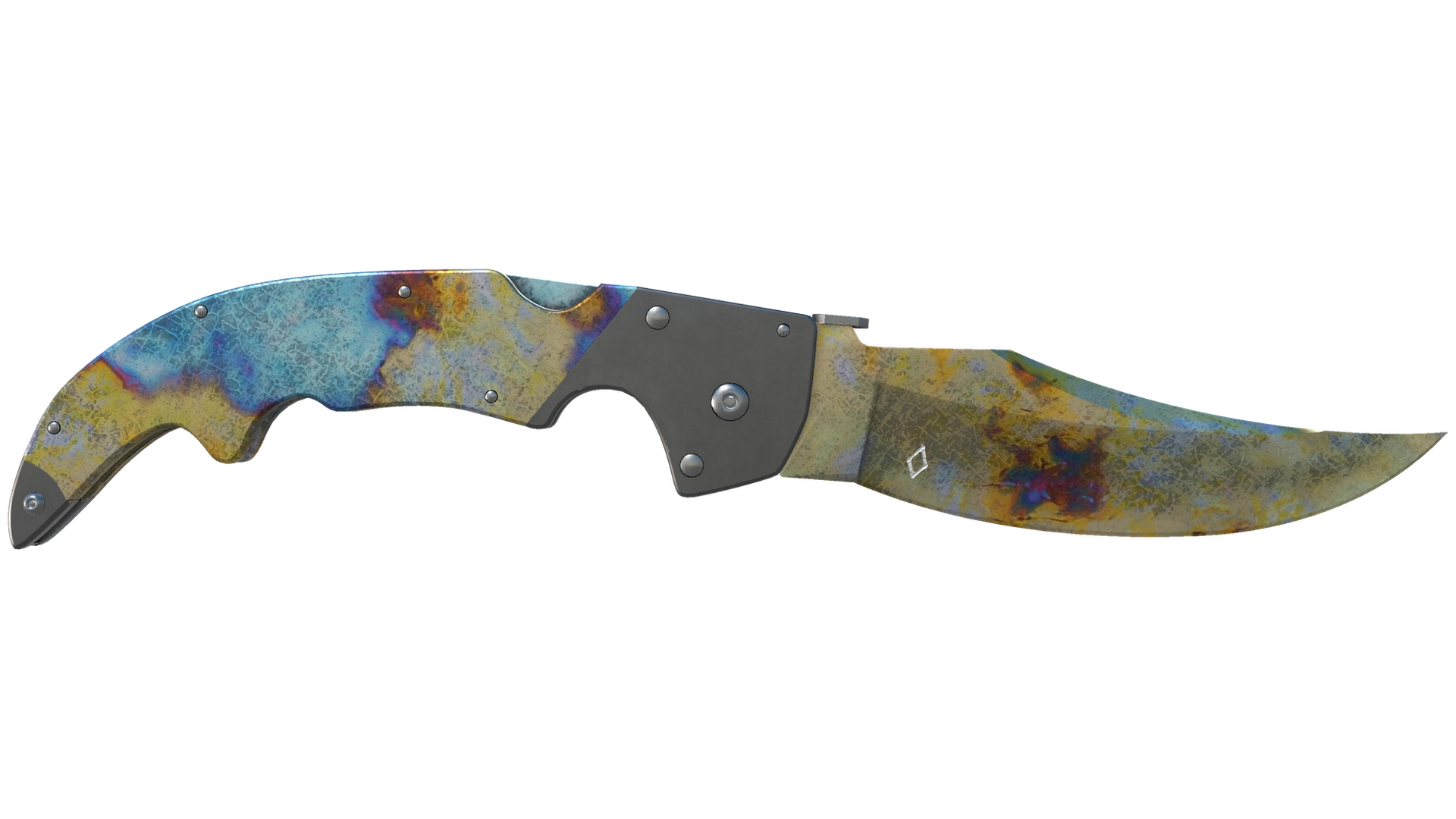 ★ StatTrak™ Falchion Knife | Case Hardened (Well-Worn)