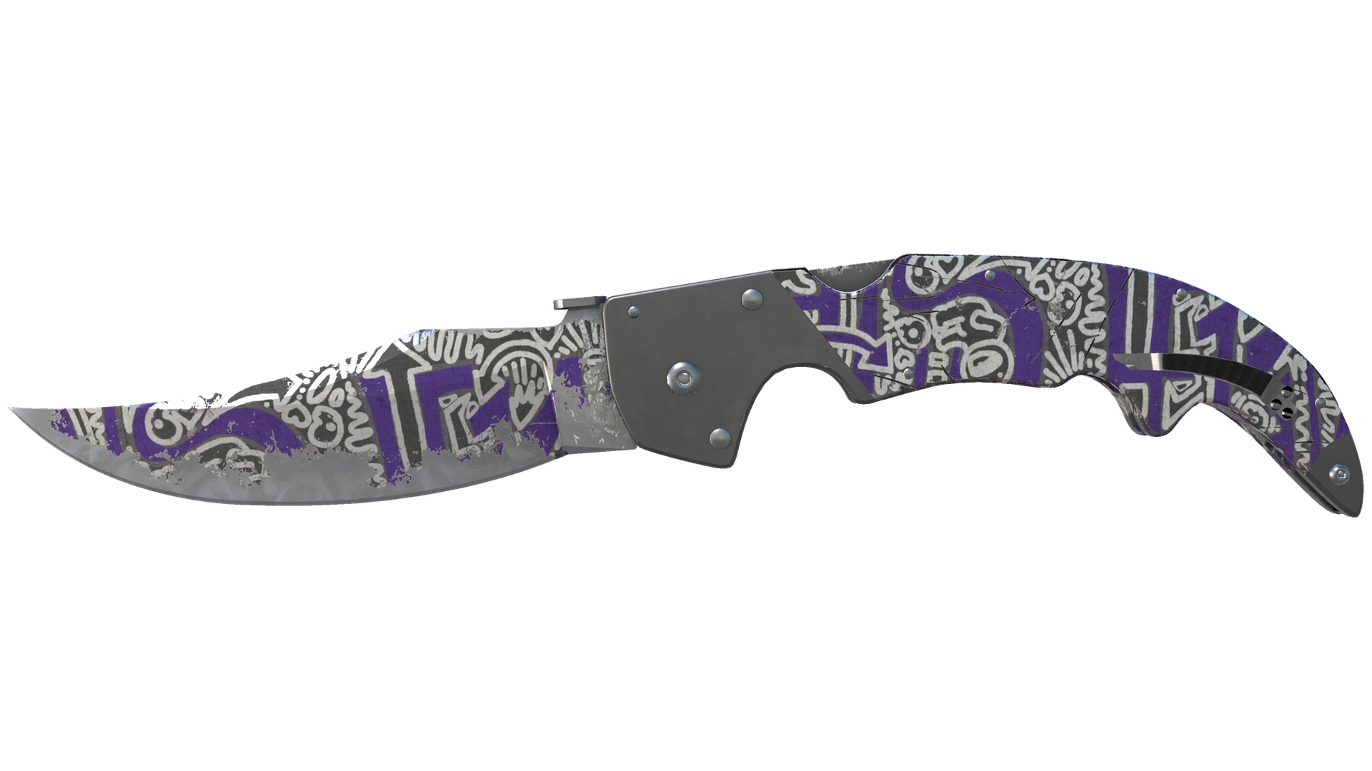 ★ StatTrak™ Falchion Knife | Freehand (Well-Worn)