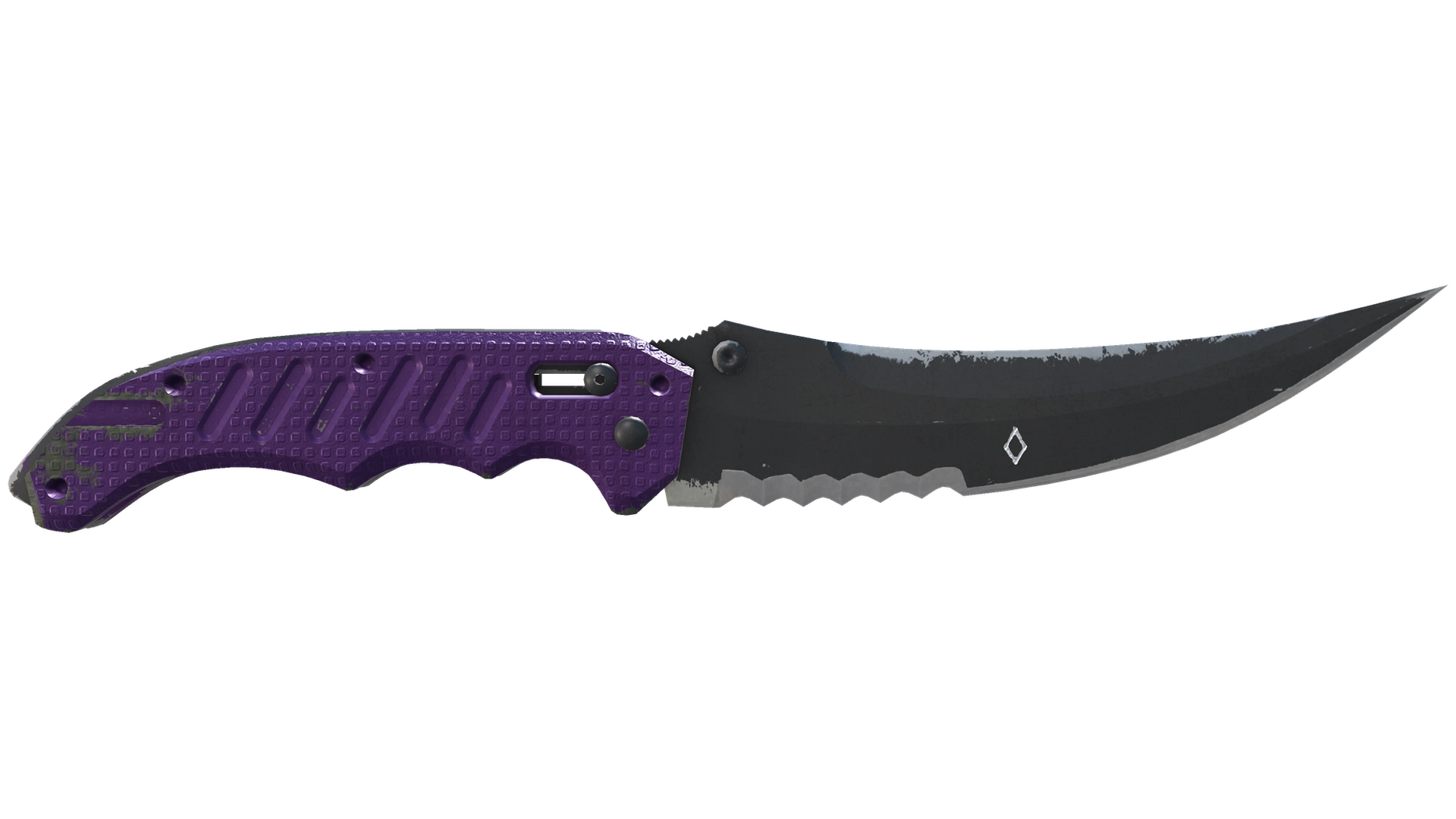 ★ StatTrak™ Flip Knife | Ultraviolet (Well-Worn)