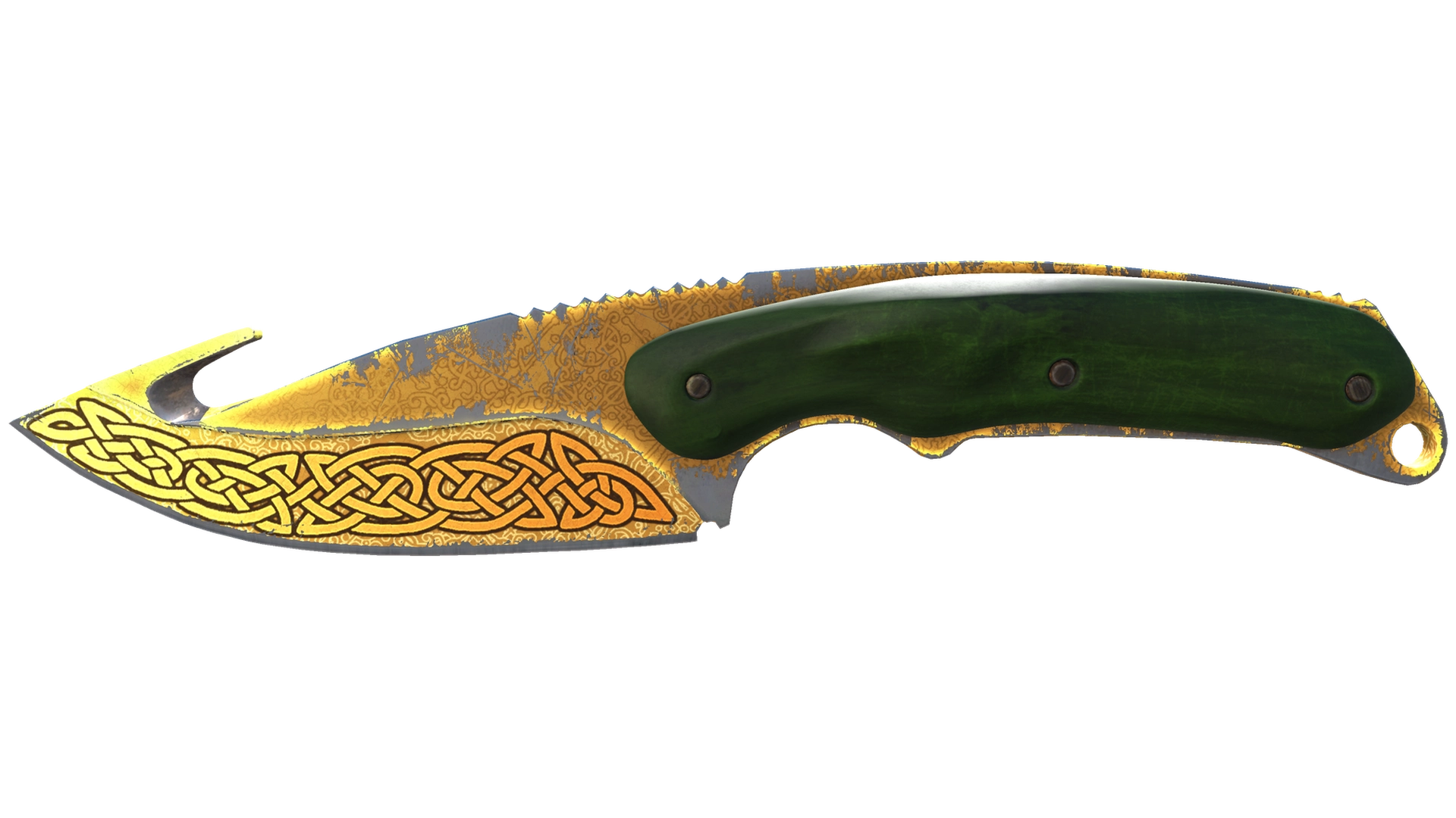 ★ StatTrak™ Gut Knife | Lore (Well-Worn)