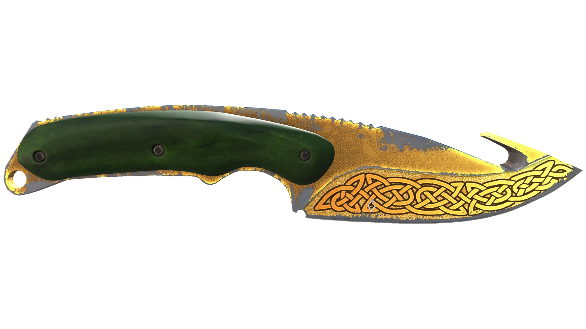 ★ StatTrak™ Gut Knife | Lore (Well-Worn)