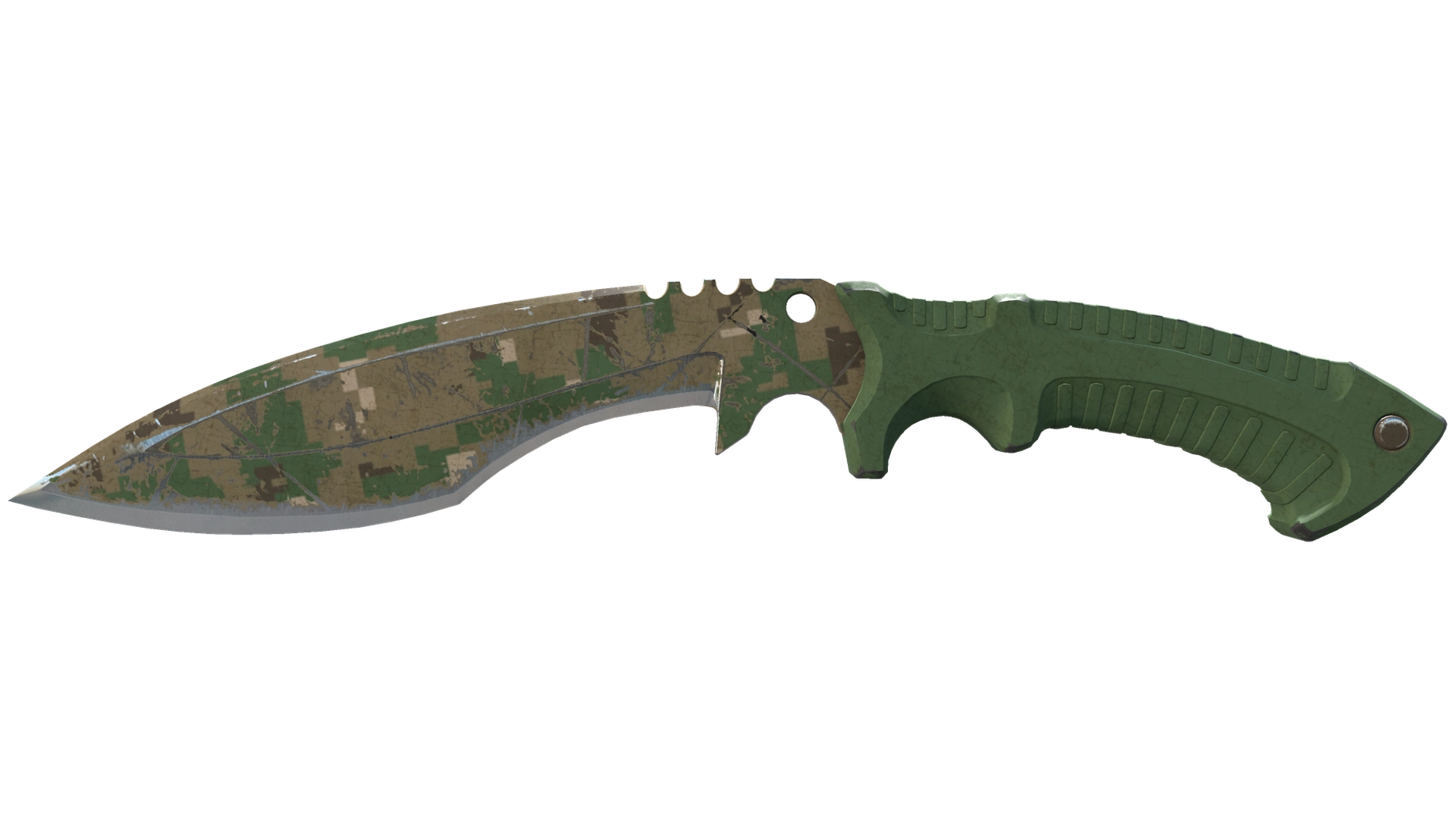 ★ StatTrak™ Kukri Knife | Forest DDPAT (Battle-Scarred)