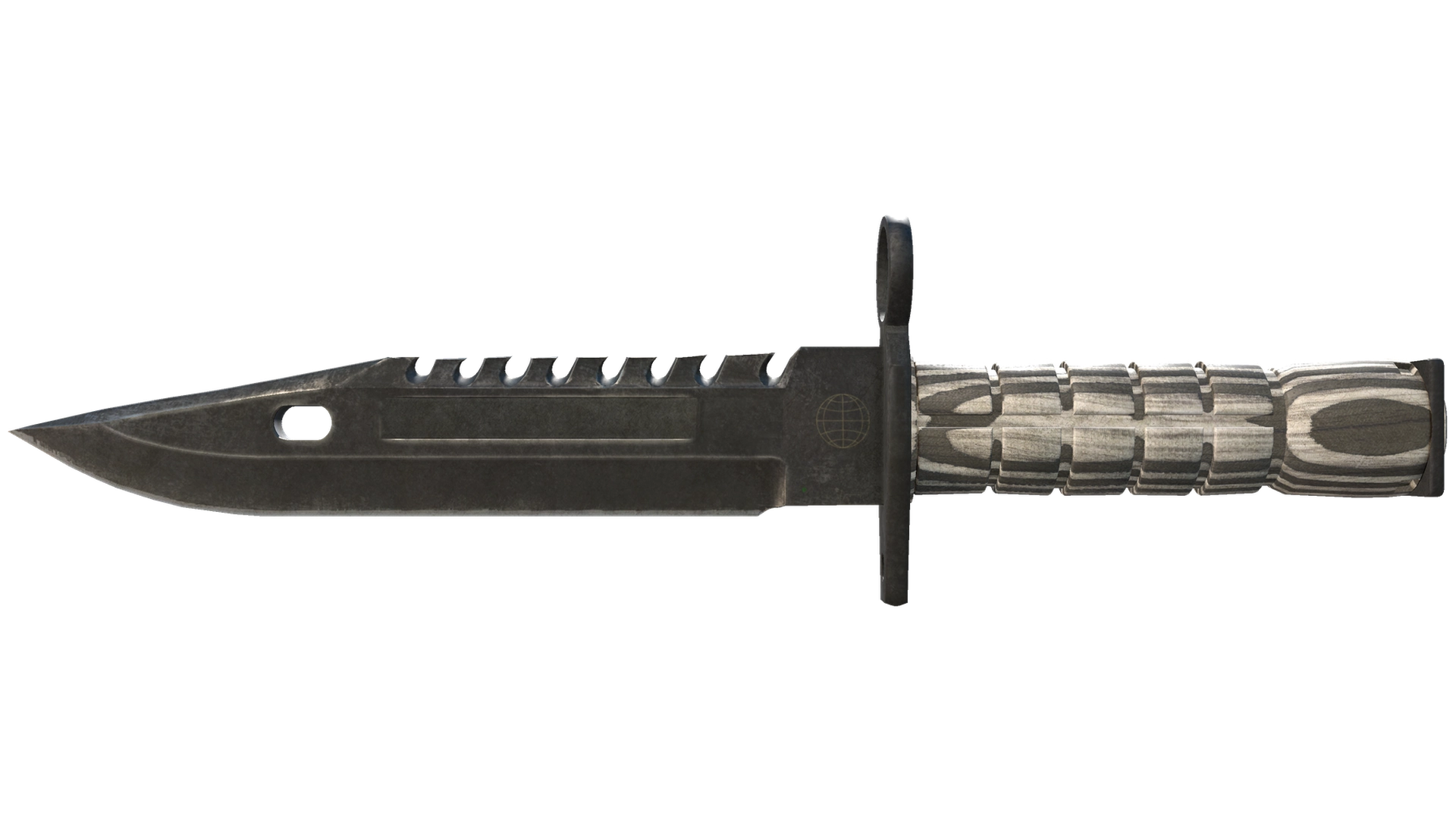 ★ StatTrak™ M9 Bayonet | Black Laminate (Battle-Scarred)