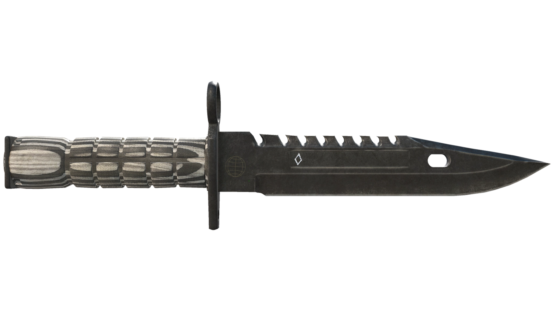★ StatTrak™ M9 Bayonet | Black Laminate (Battle-Scarred)