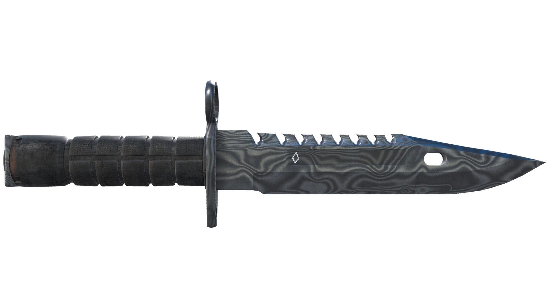 ★ StatTrak™ M9 Bayonet | Damascus Steel (Battle-Scarred)