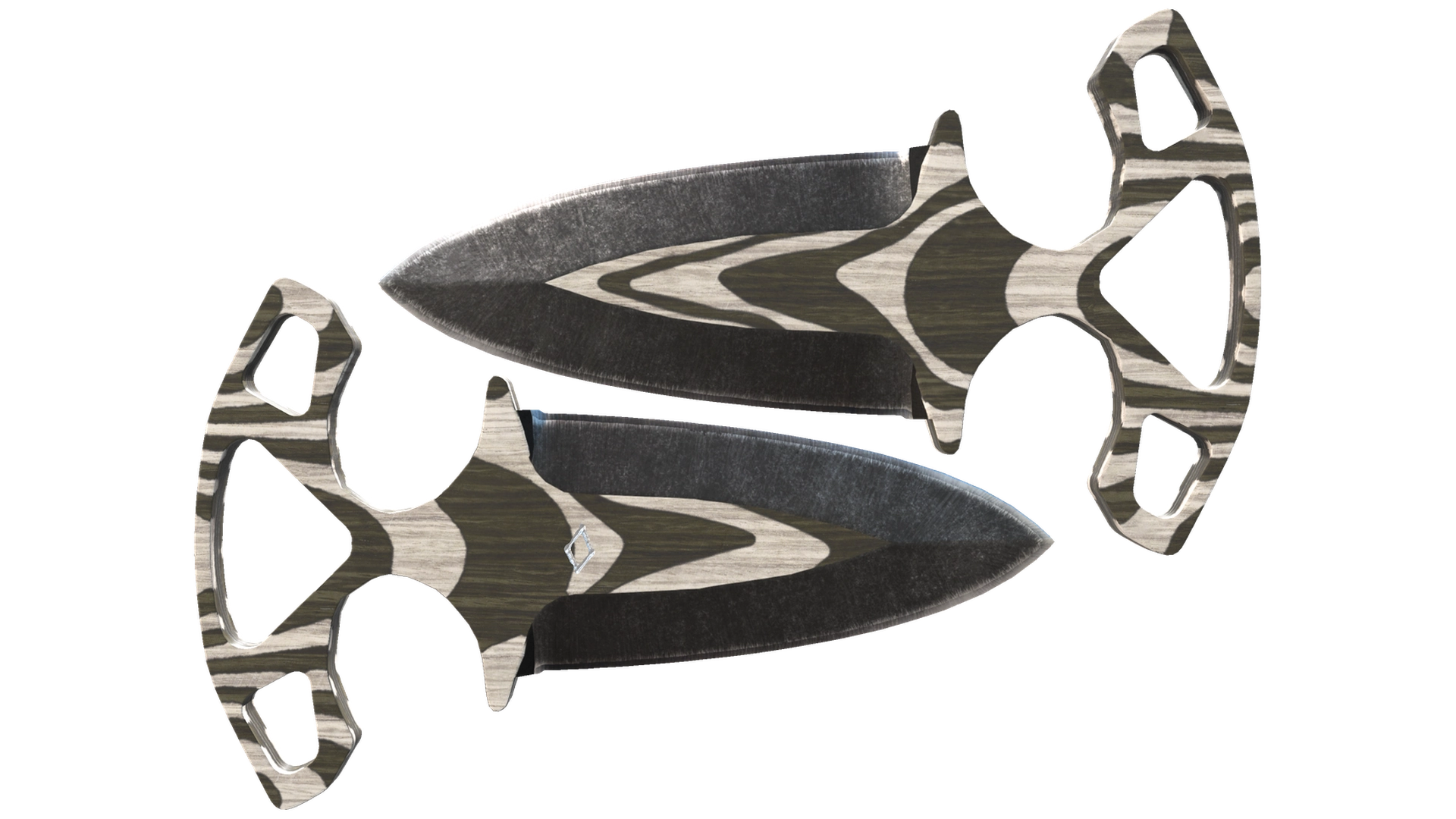 ★ StatTrak™ Shadow Daggers | Black Laminate (Field-Tested)