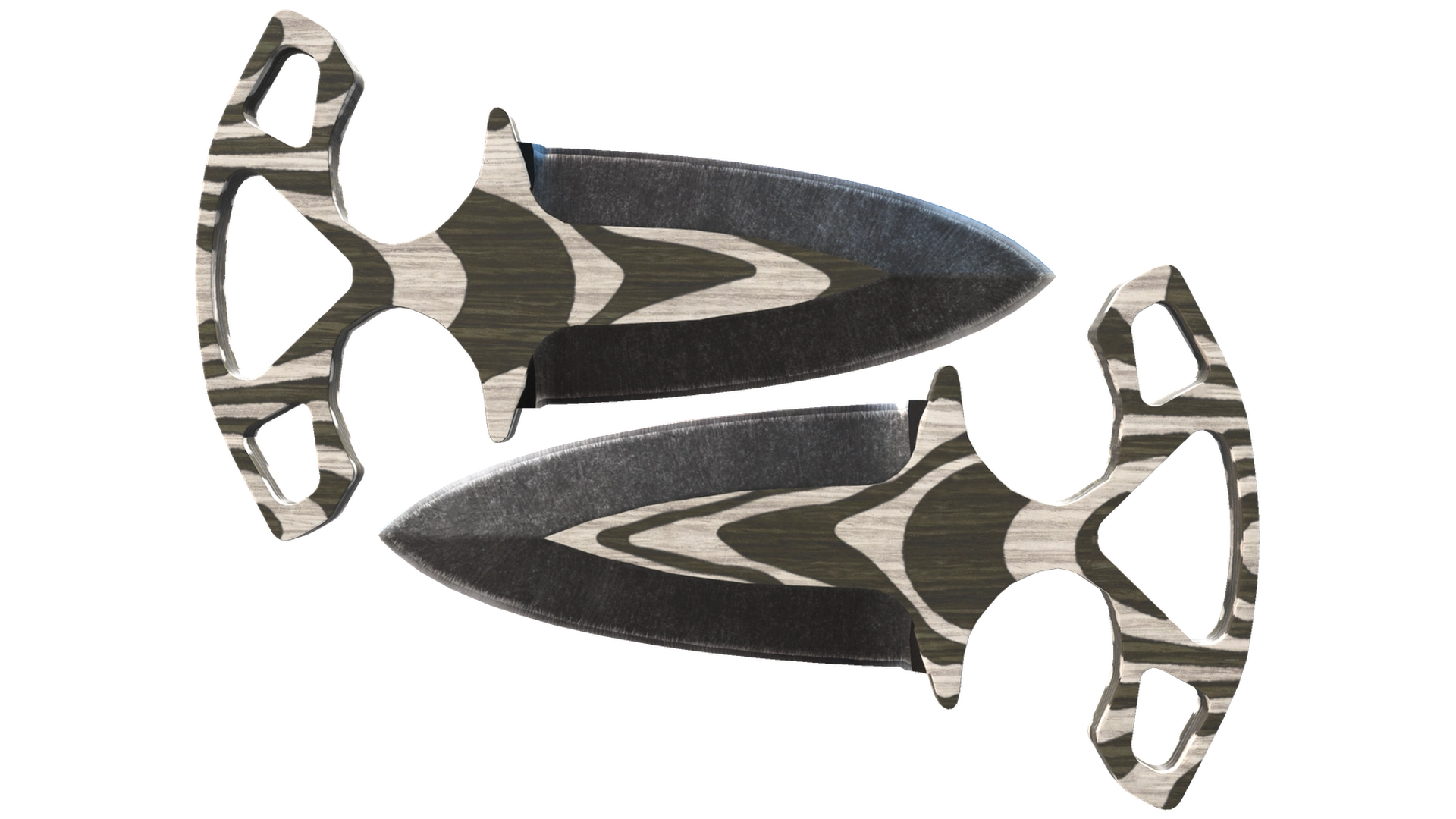 ★ StatTrak™ Shadow Daggers | Black Laminate (Minimal Wear)