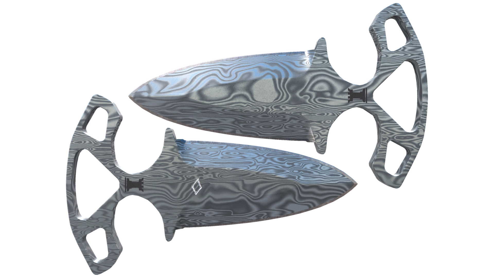 ★ StatTrak™ Shadow Daggers | Damascus Steel (Field-Tested)