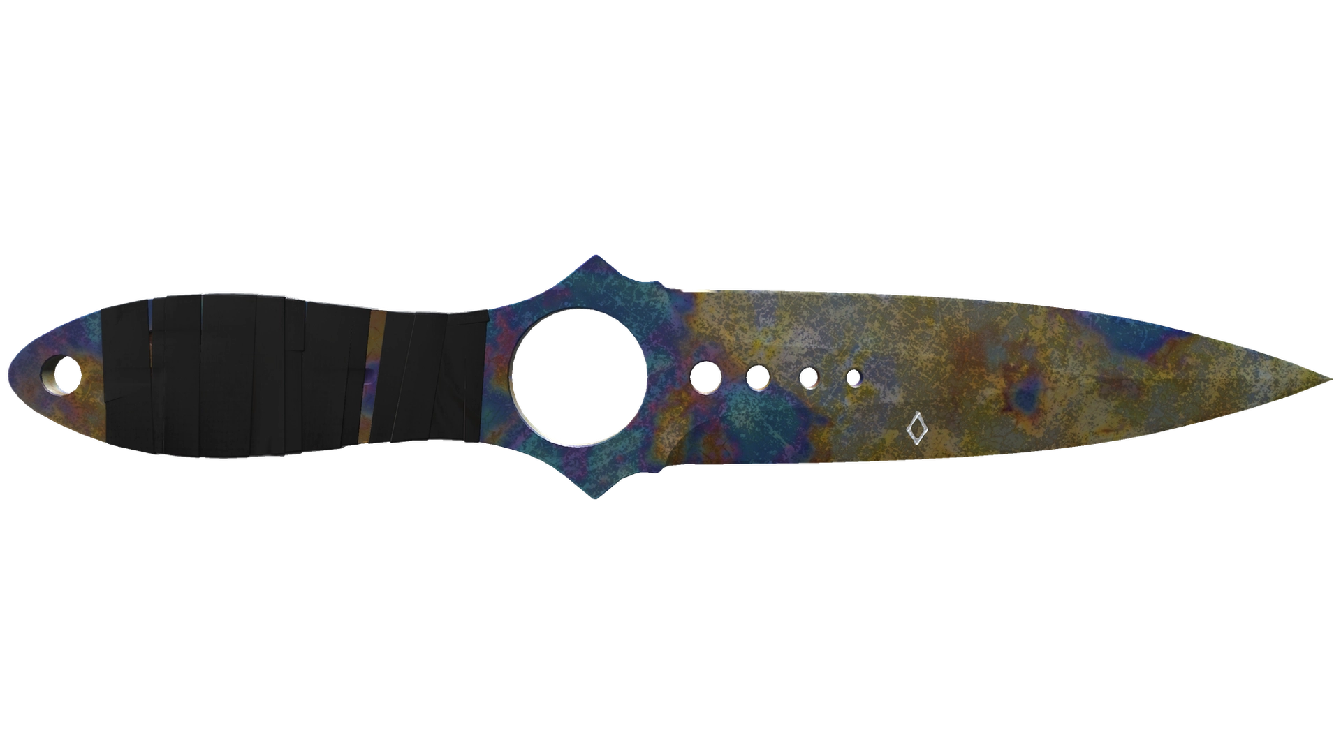 ★ StatTrak™ Skeleton Knife | Case Hardened (Battle-Scarred)