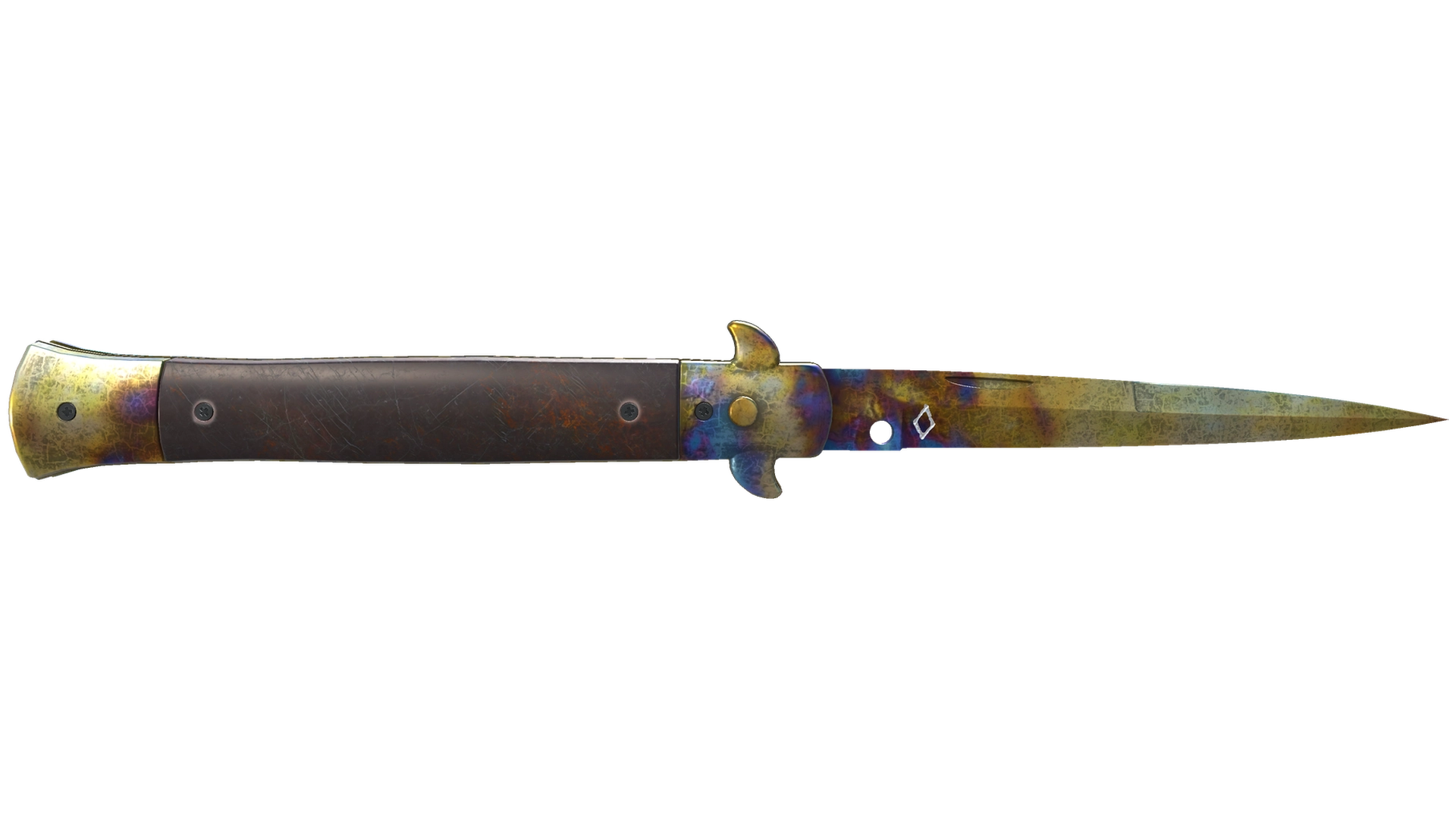 ★ StatTrak™ Stiletto Knife | Case Hardened (Well-Worn)