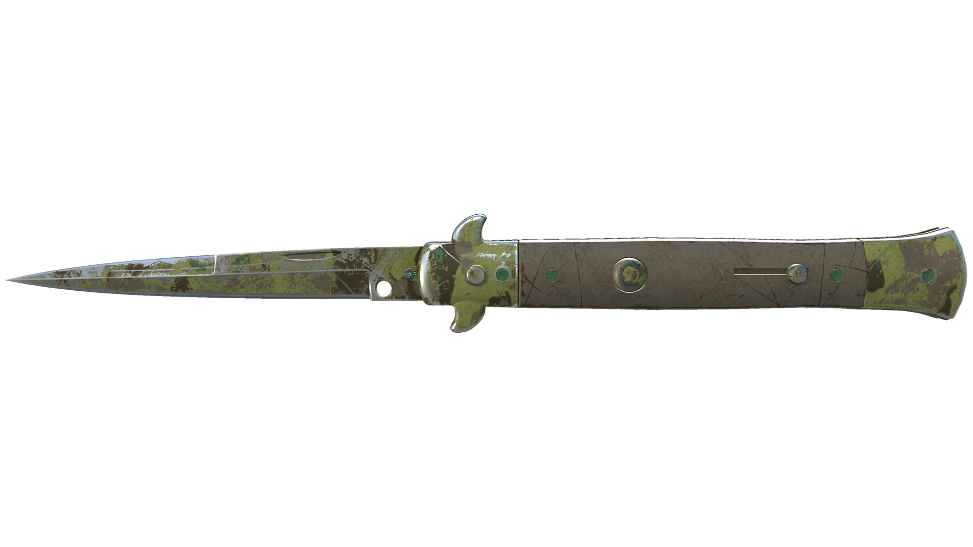 ★ Stiletto Knife | Boreal Forest (Battle-Scarred)