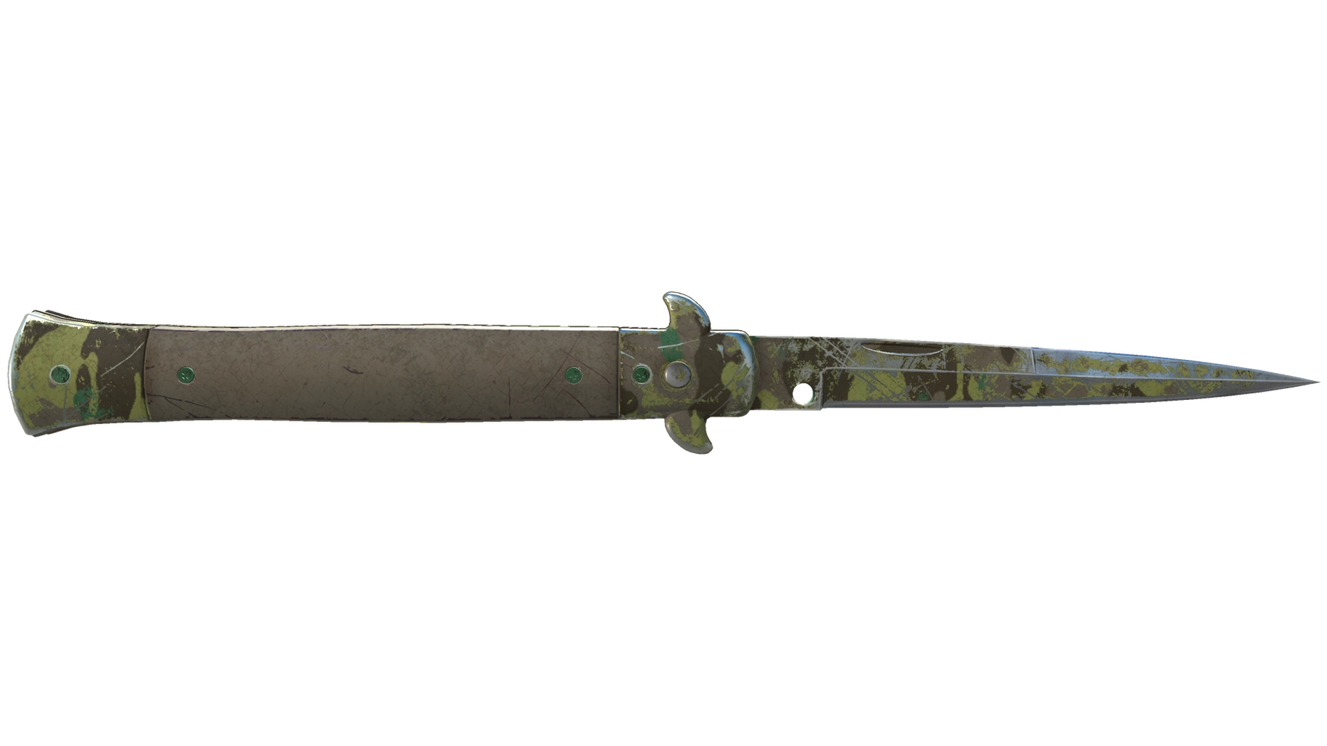 ★ Stiletto Knife | Boreal Forest (Battle-Scarred)