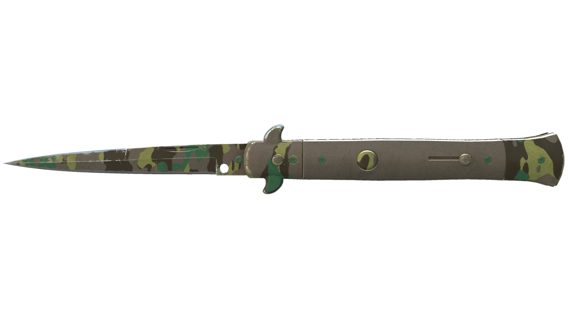 ★ Stiletto Knife | Boreal Forest (Well-Worn)
